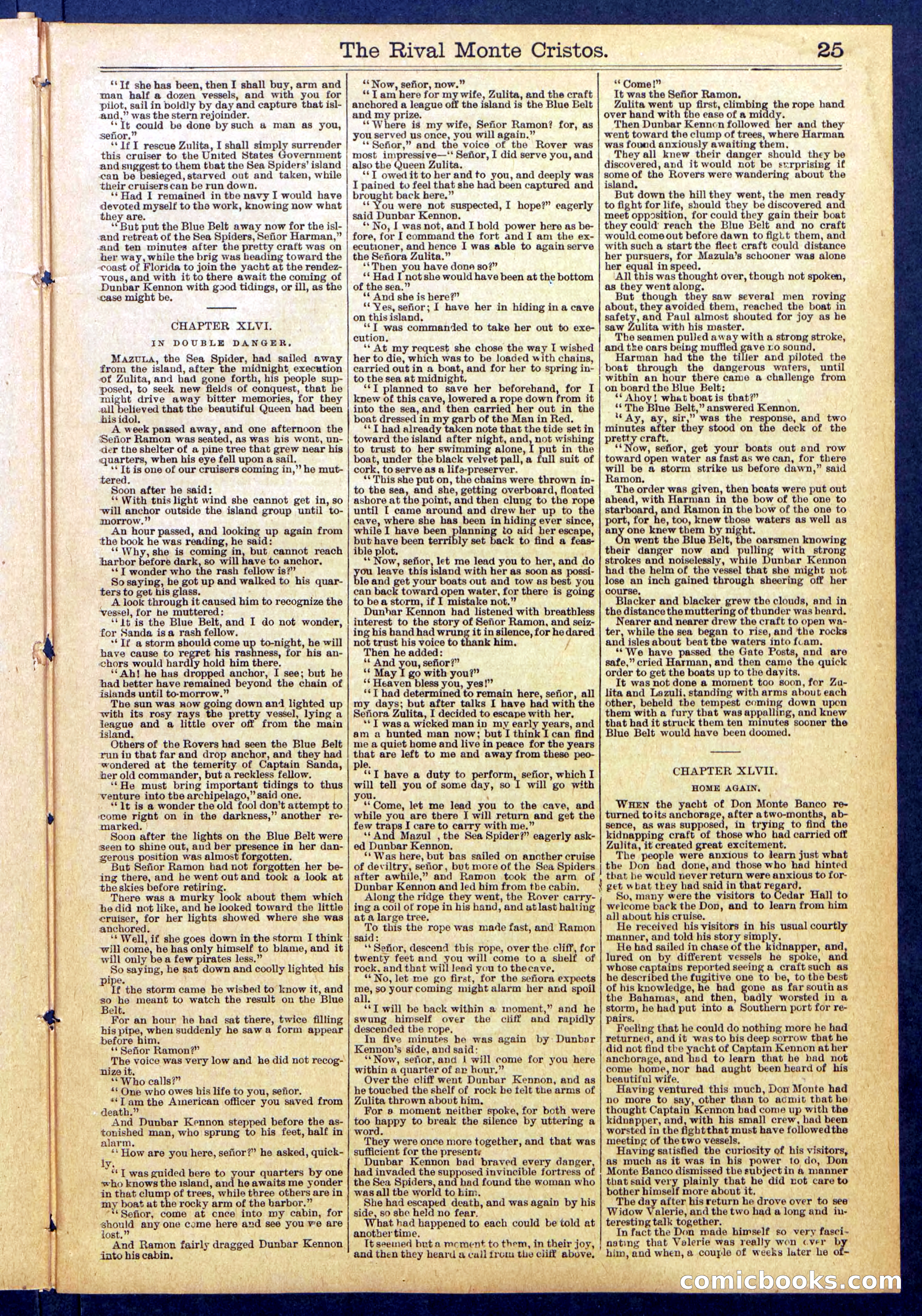 Beadle's Dime Library No. 819 — page 25 of 32