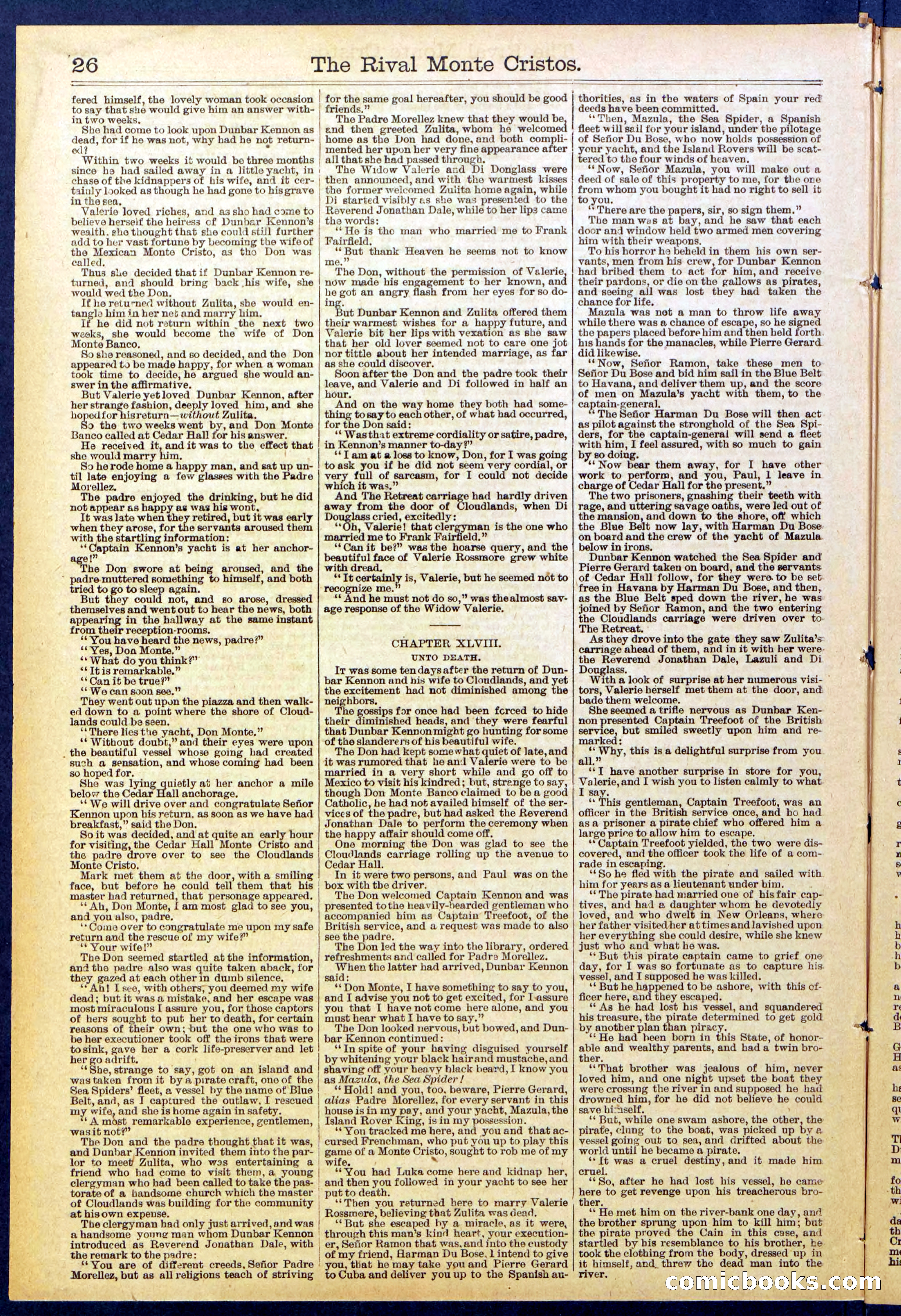 Beadle's Dime Library No. 819 — page 26 of 32