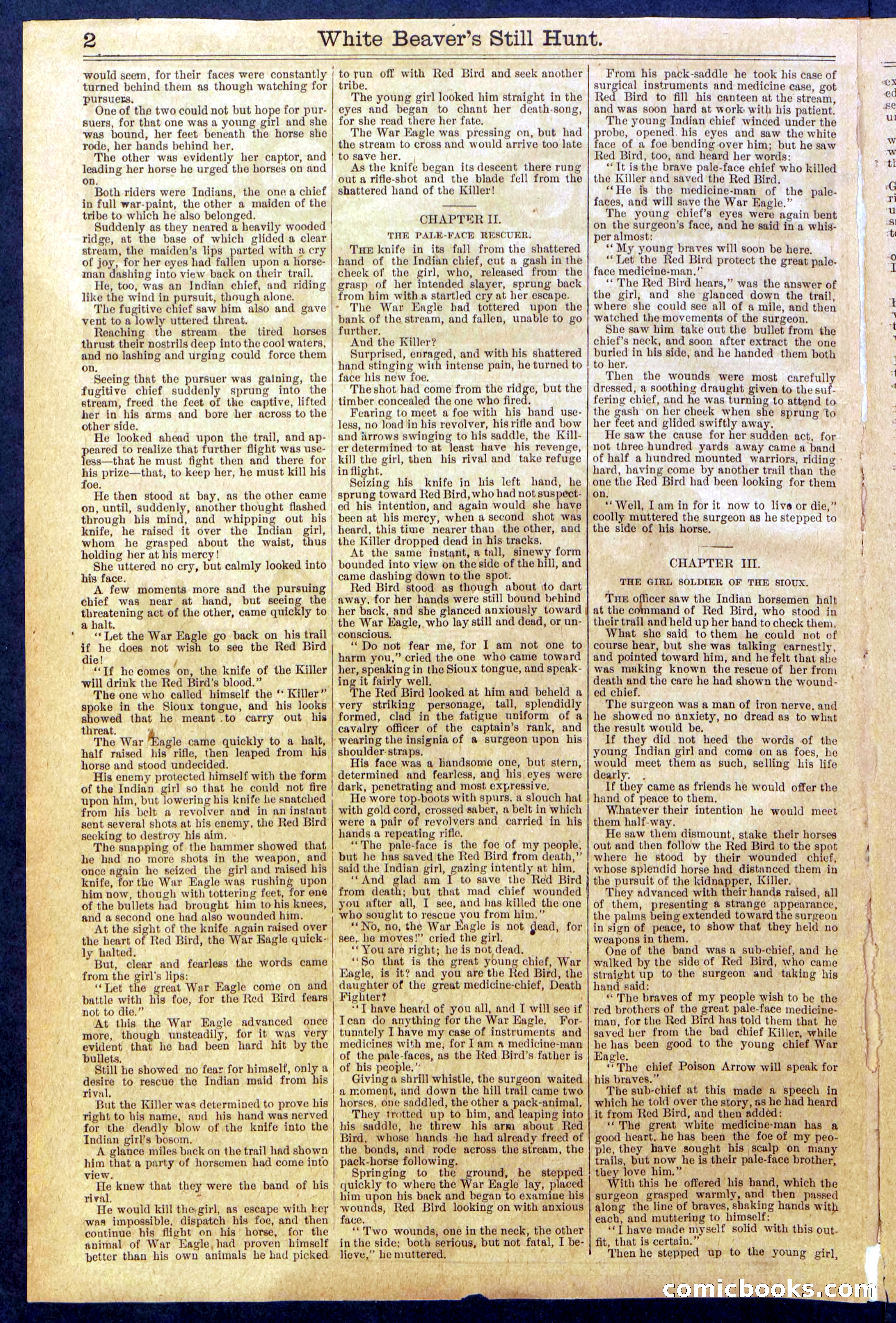 Beadle's Dime Library No. 820 — page 2 of 32