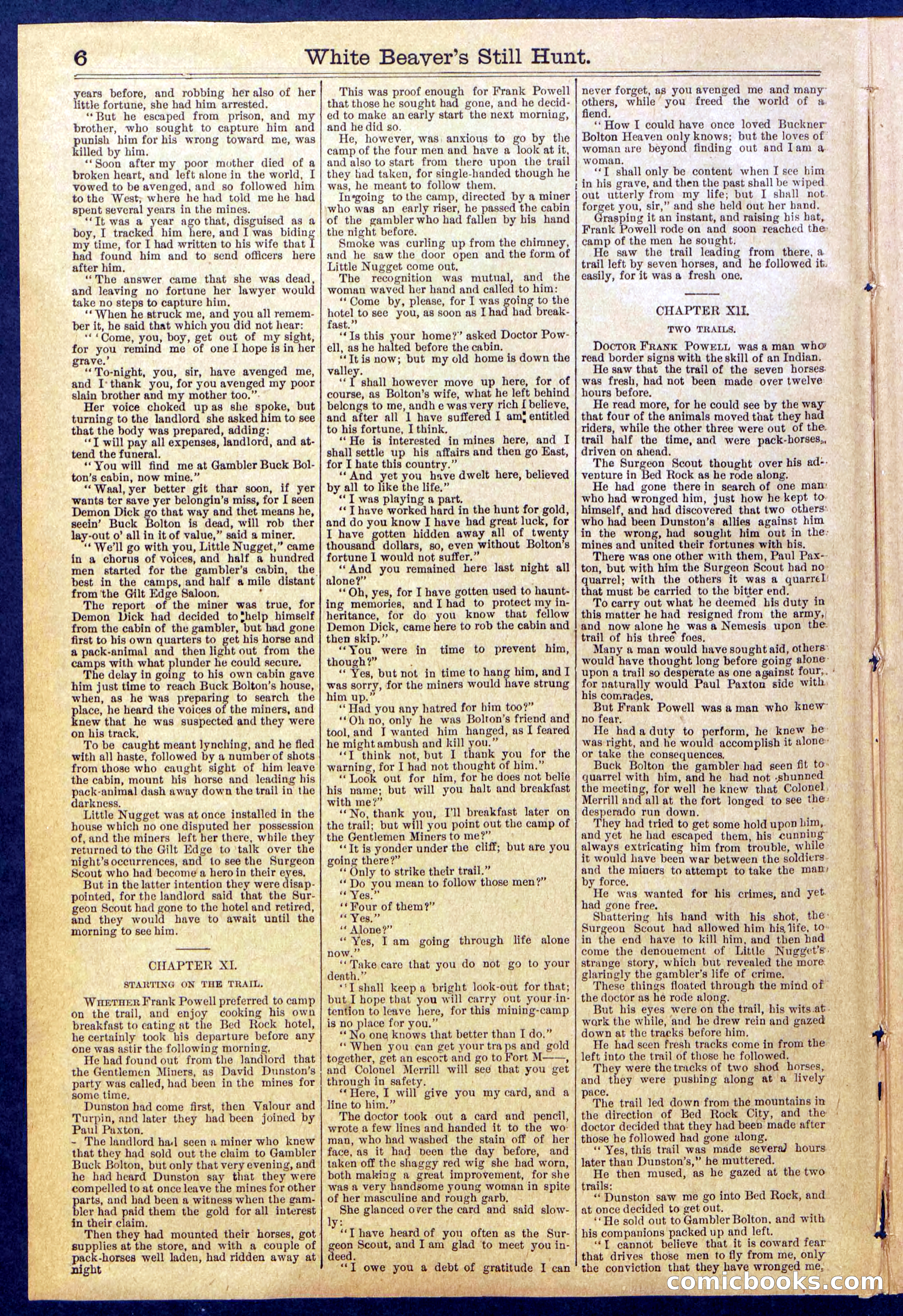 Beadle's Dime Library No. 820 — page 6 of 32