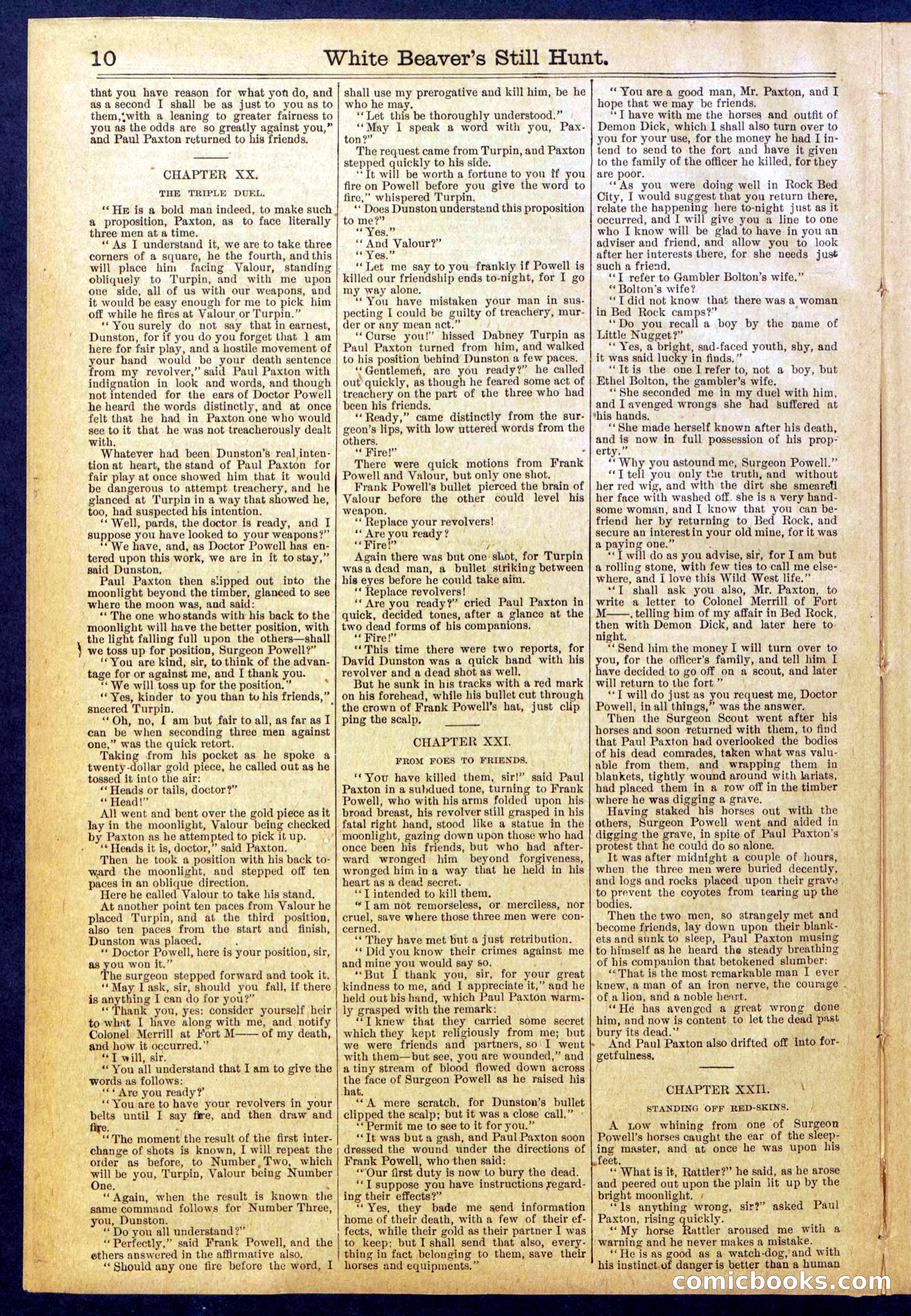 Beadle's Dime Library No. 820 — page 10 of 32