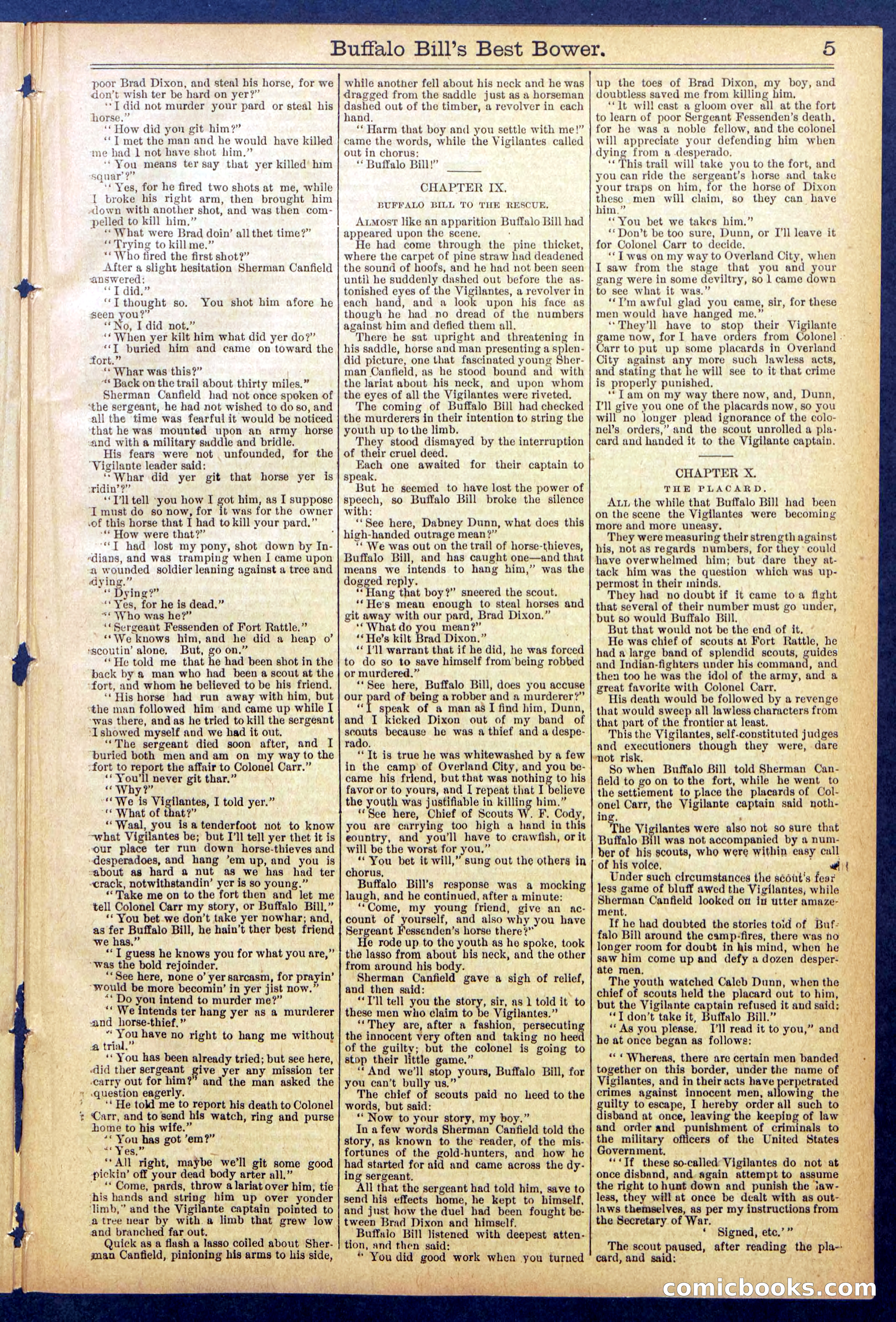Beadle's Dime Library No. 822 — page 5 of 32