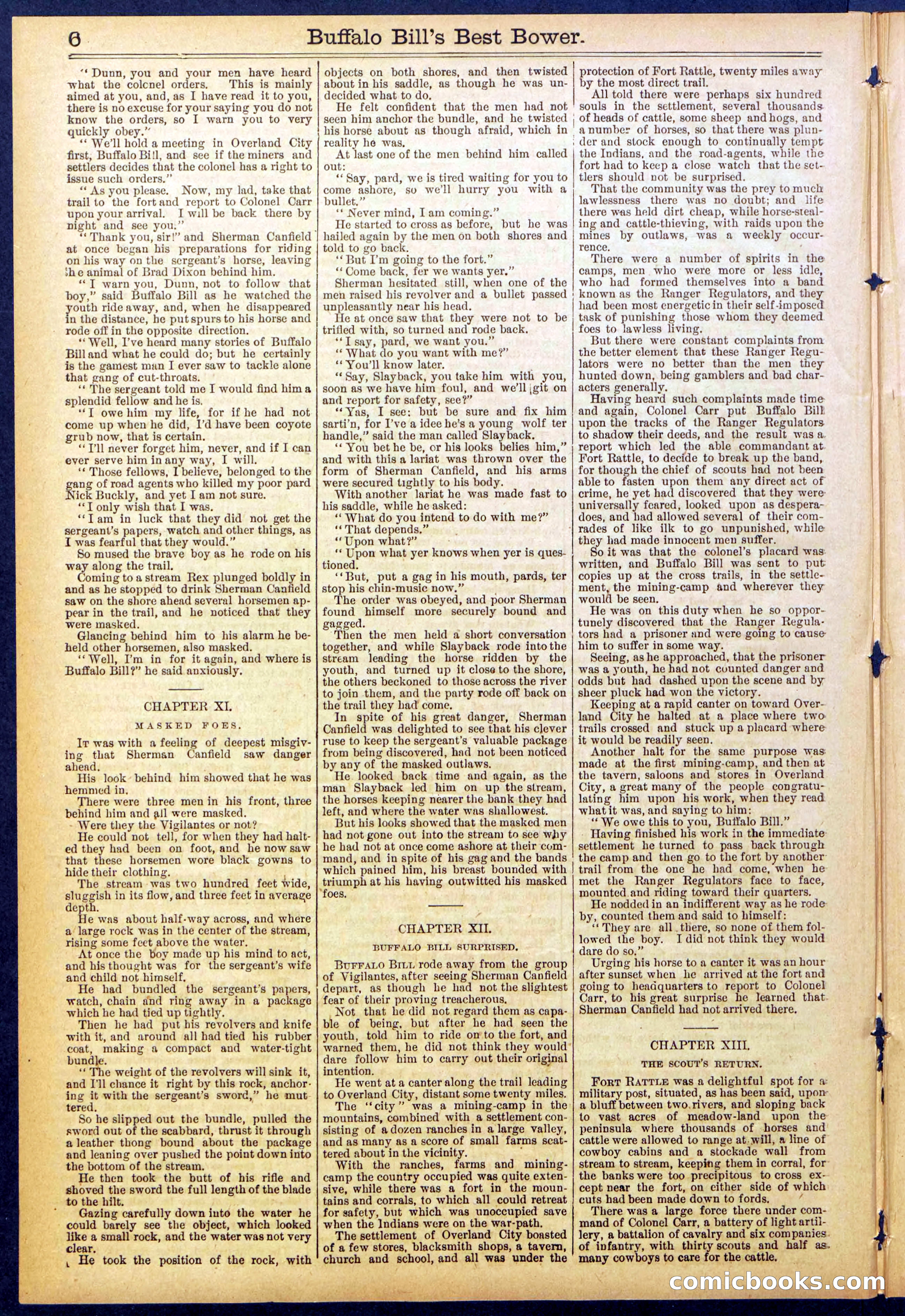 Beadle's Dime Library No. 822 — page 6 of 32