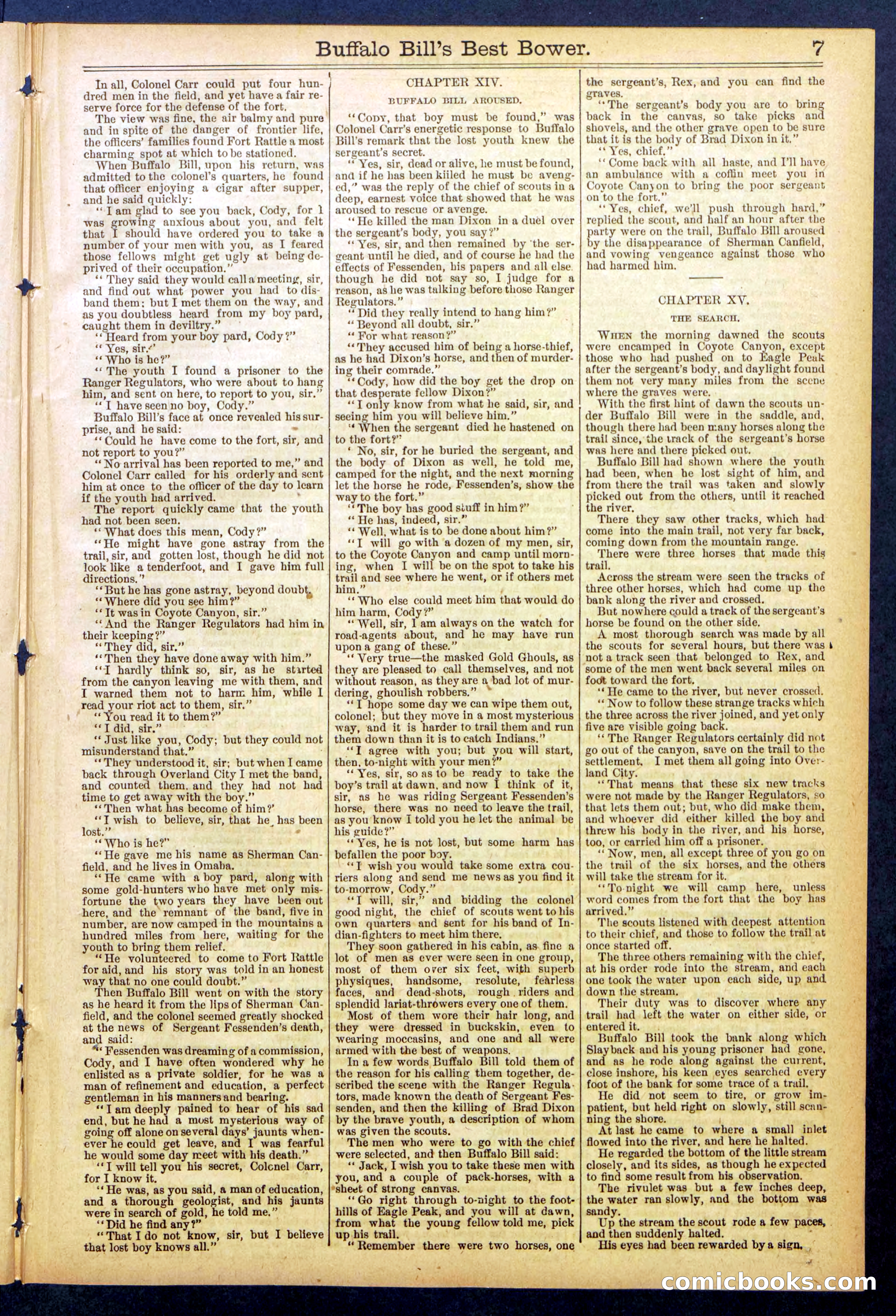 Beadle's Dime Library No. 822 — page 7 of 32