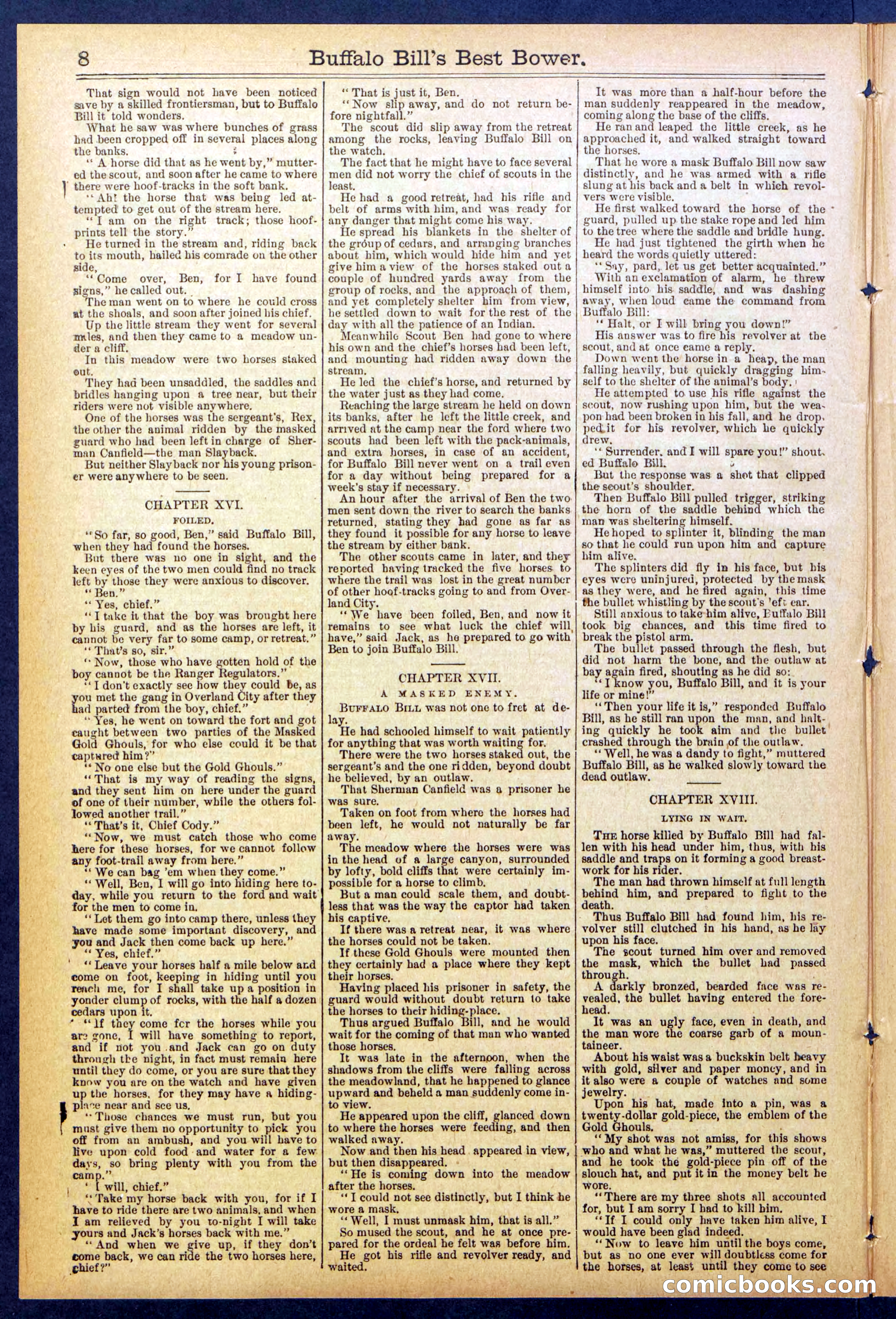 Beadle's Dime Library No. 822 — page 8 of 32
