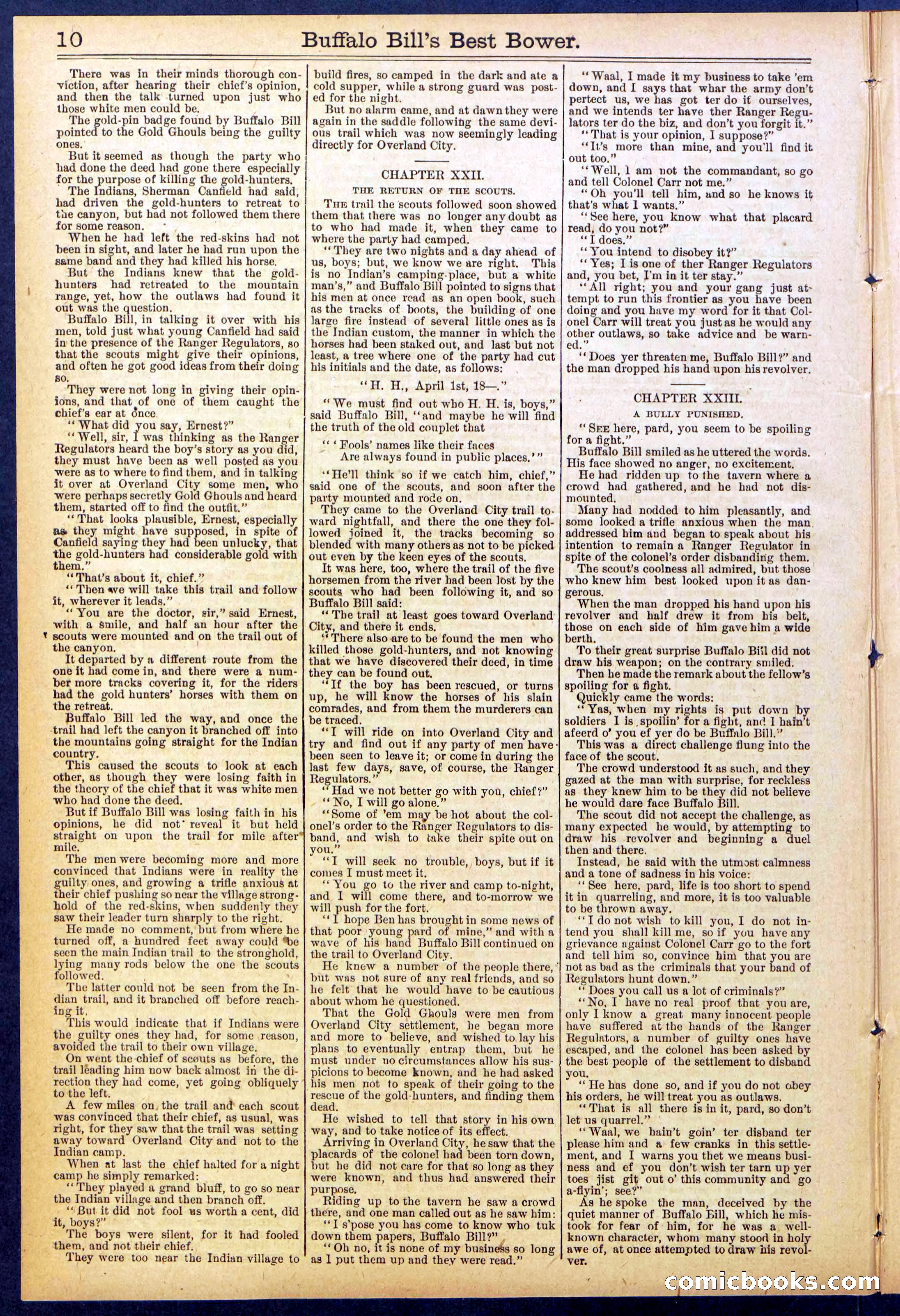 Beadle's Dime Library No. 822 — page 10 of 32