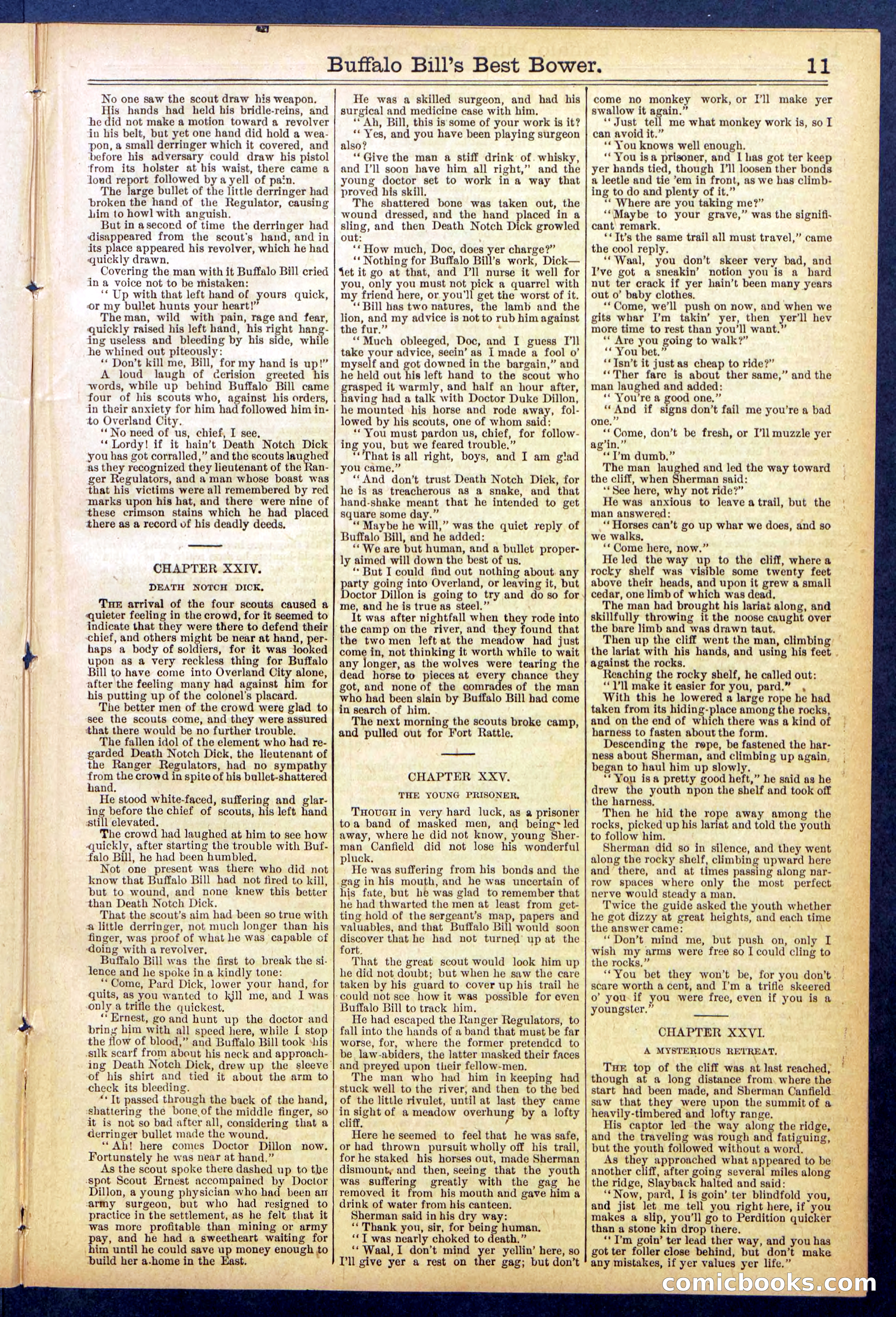 Beadle's Dime Library No. 822 — page 11 of 32