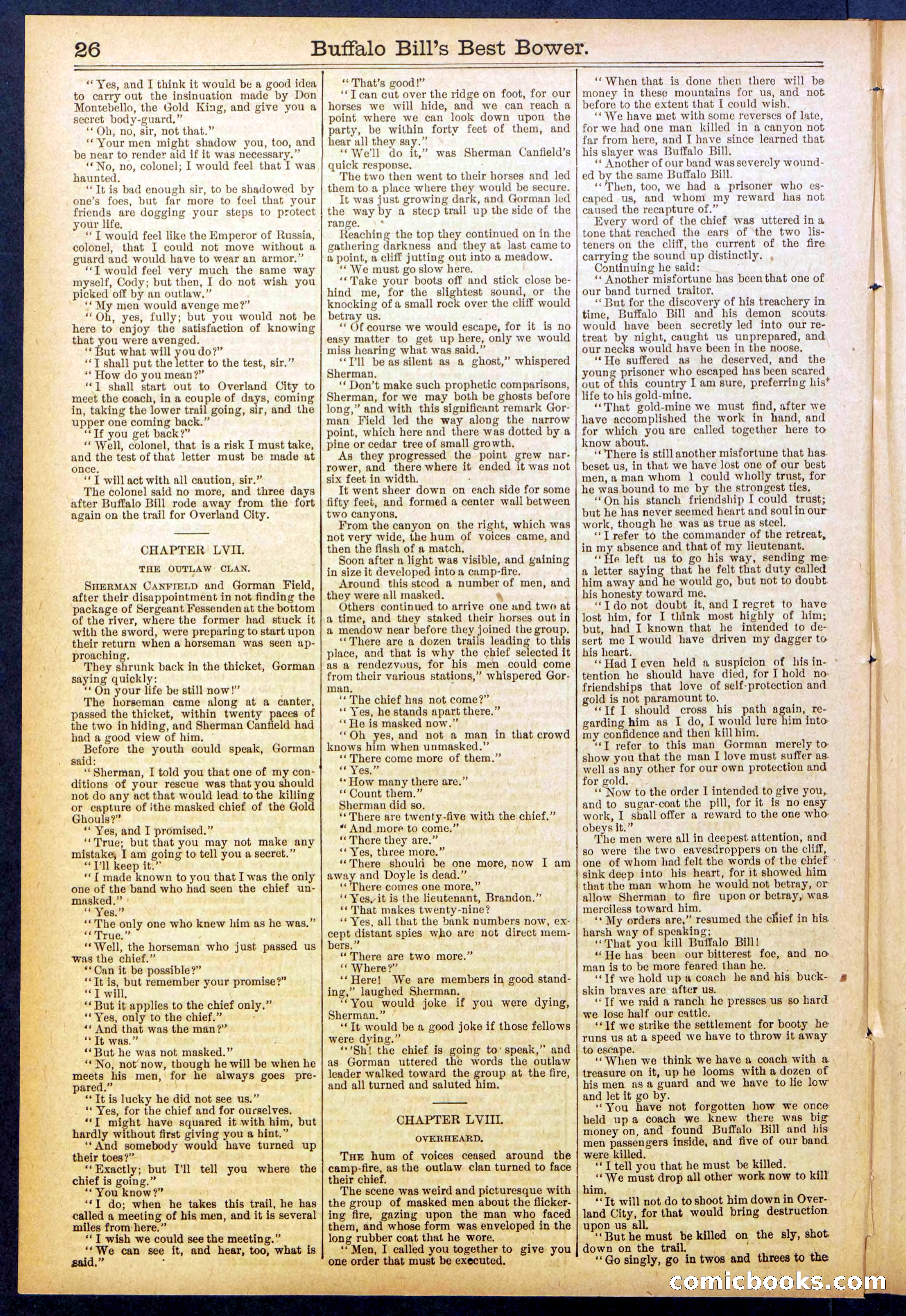 Beadle's Dime Library No. 822 — page 26 of 32