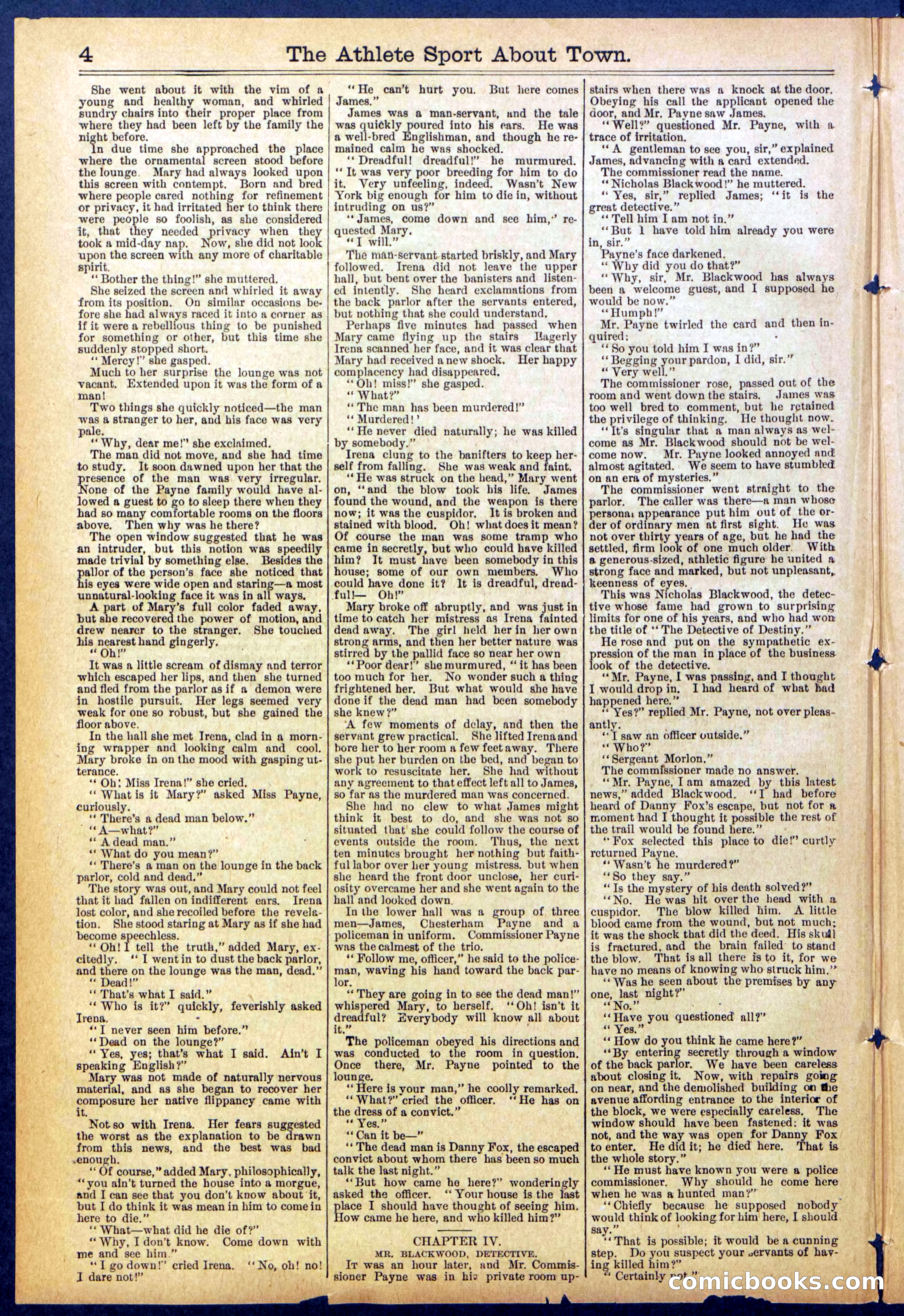 Beadle's Dime Library, No. 823 — page 4 of 32