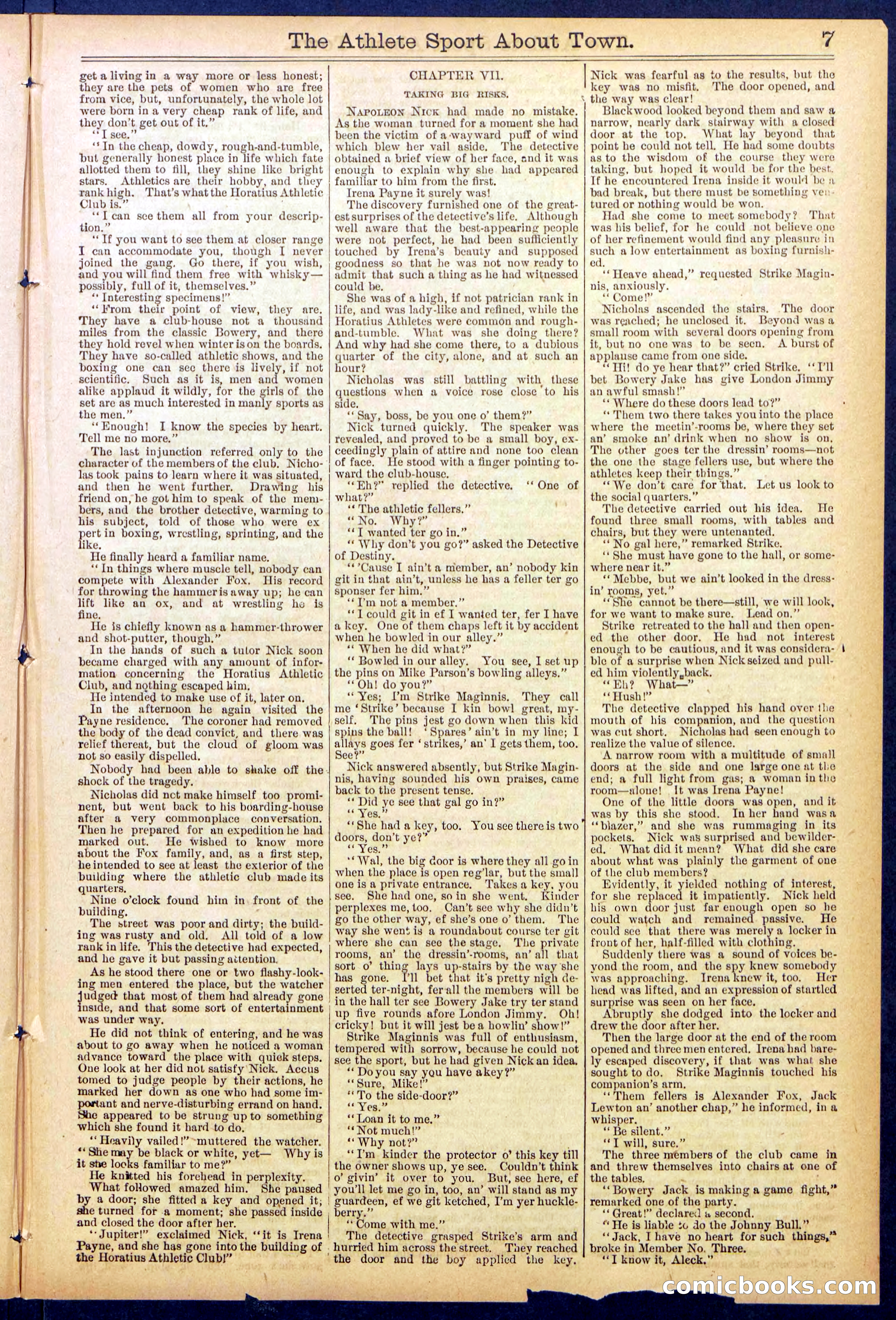 Beadle's Dime Library, No. 823 — page 7 of 32