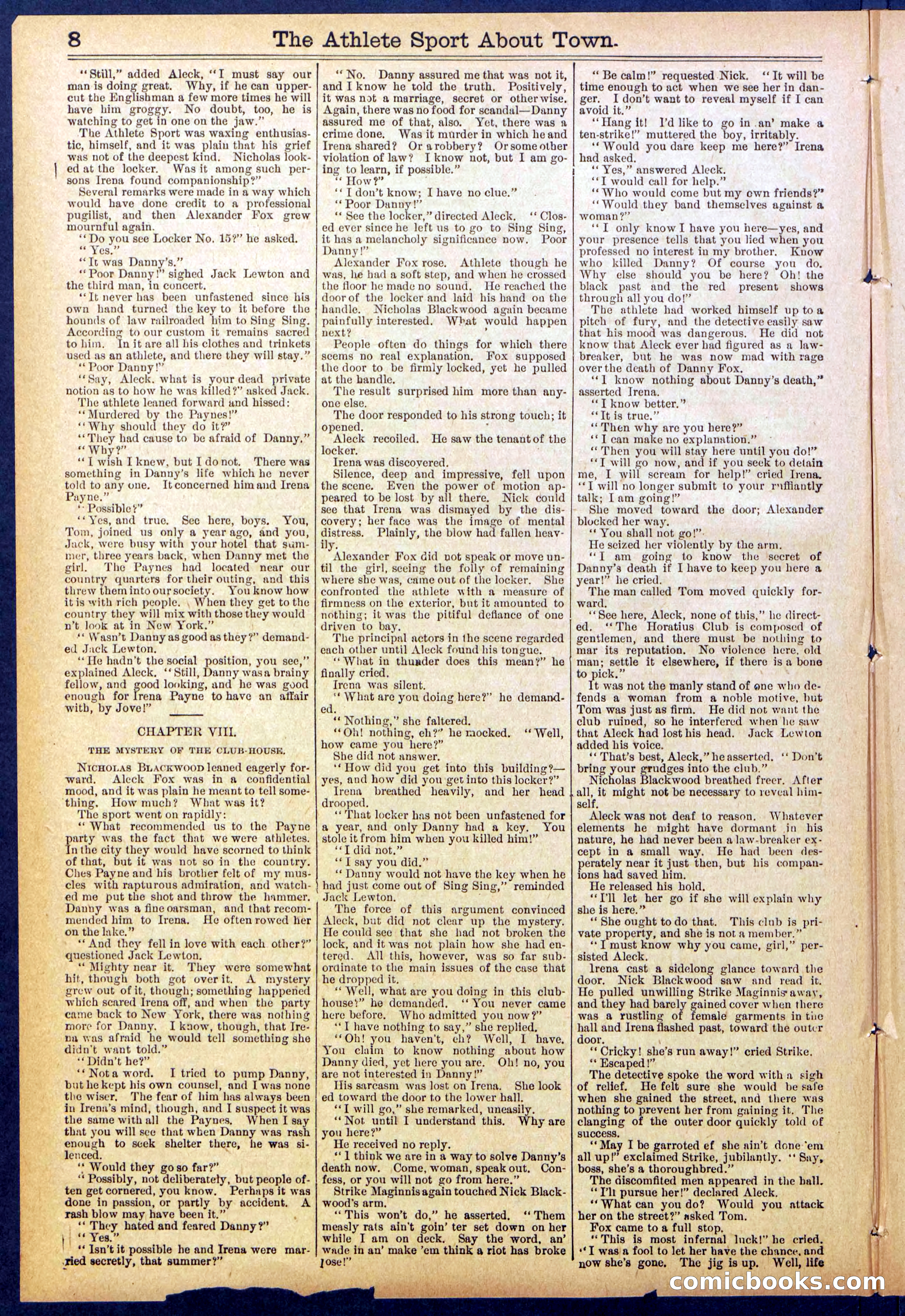 Beadle's Dime Library, No. 823 — page 8 of 32