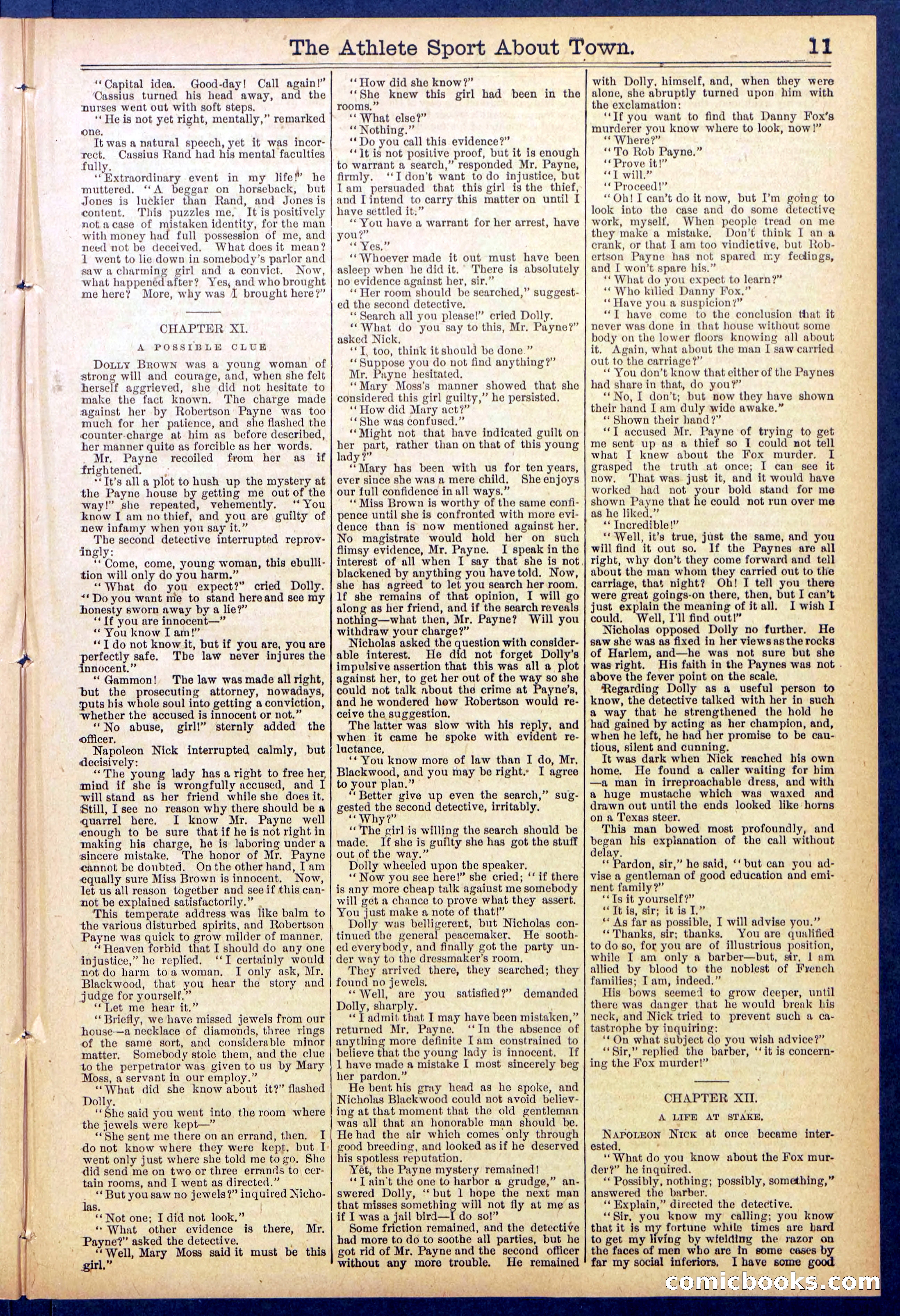 Beadle's Dime Library, No. 823 — page 11 of 32