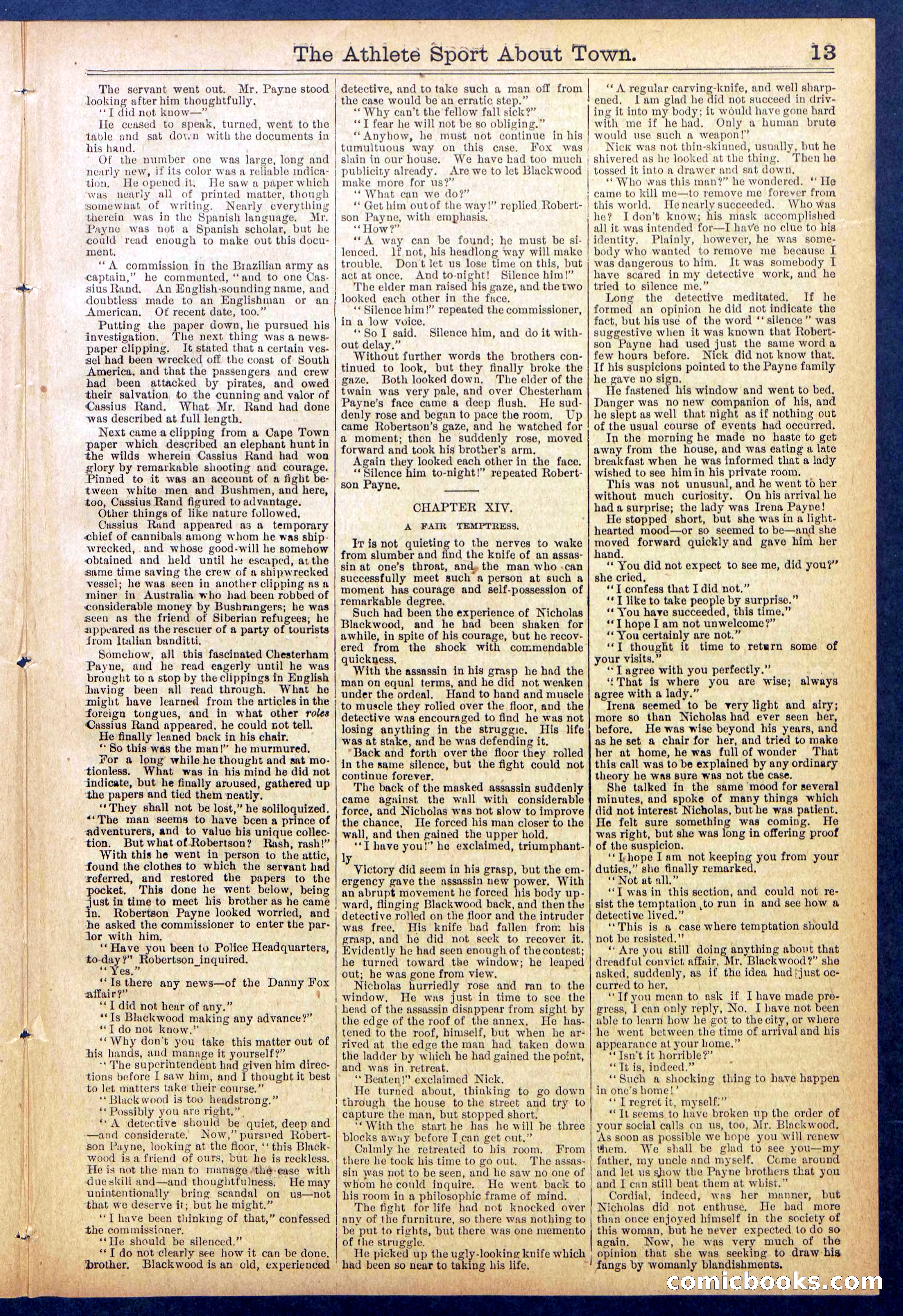 Beadle's Dime Library, No. 823 — page 13 of 32