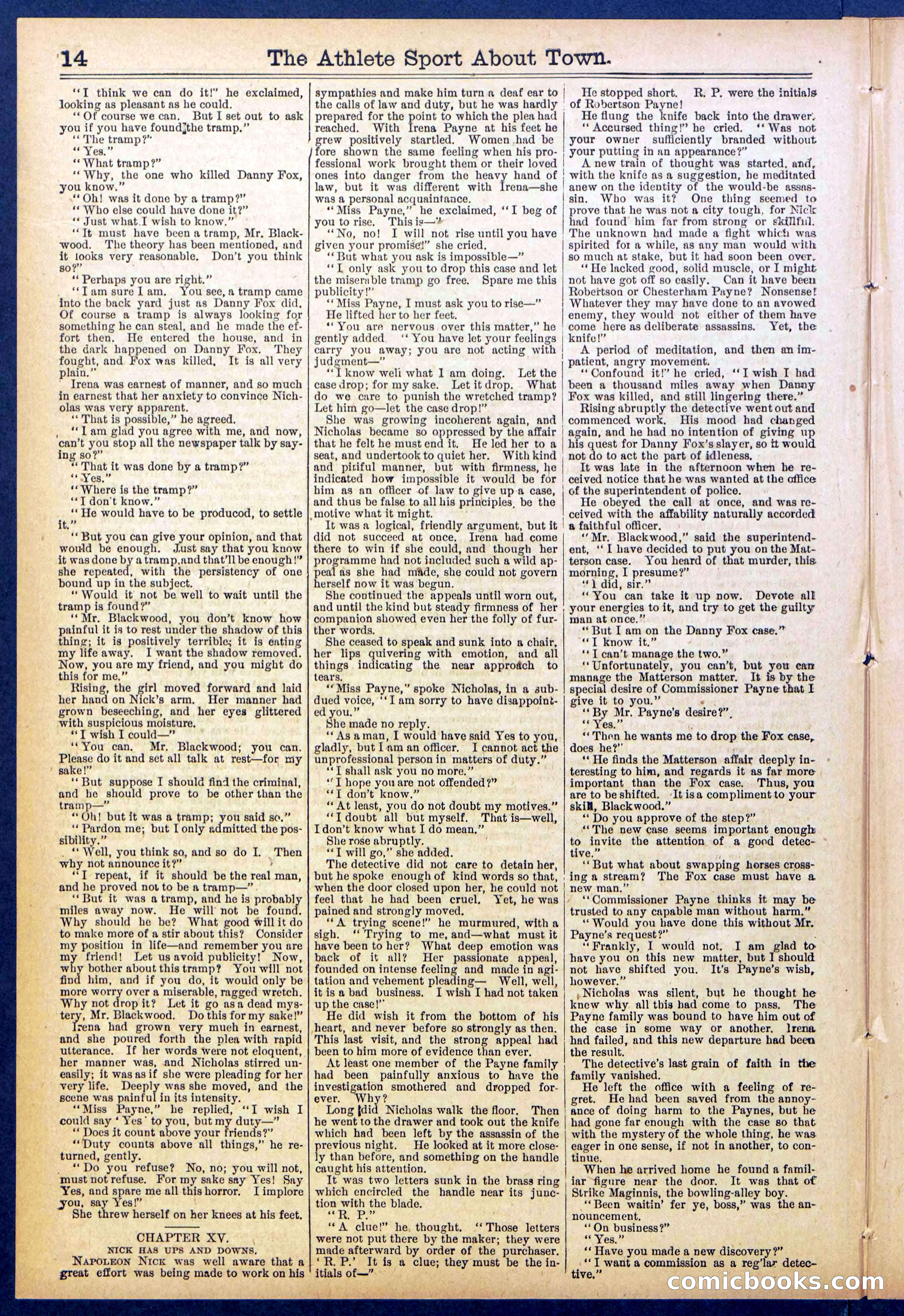 Beadle's Dime Library, No. 823 — page 14 of 32
