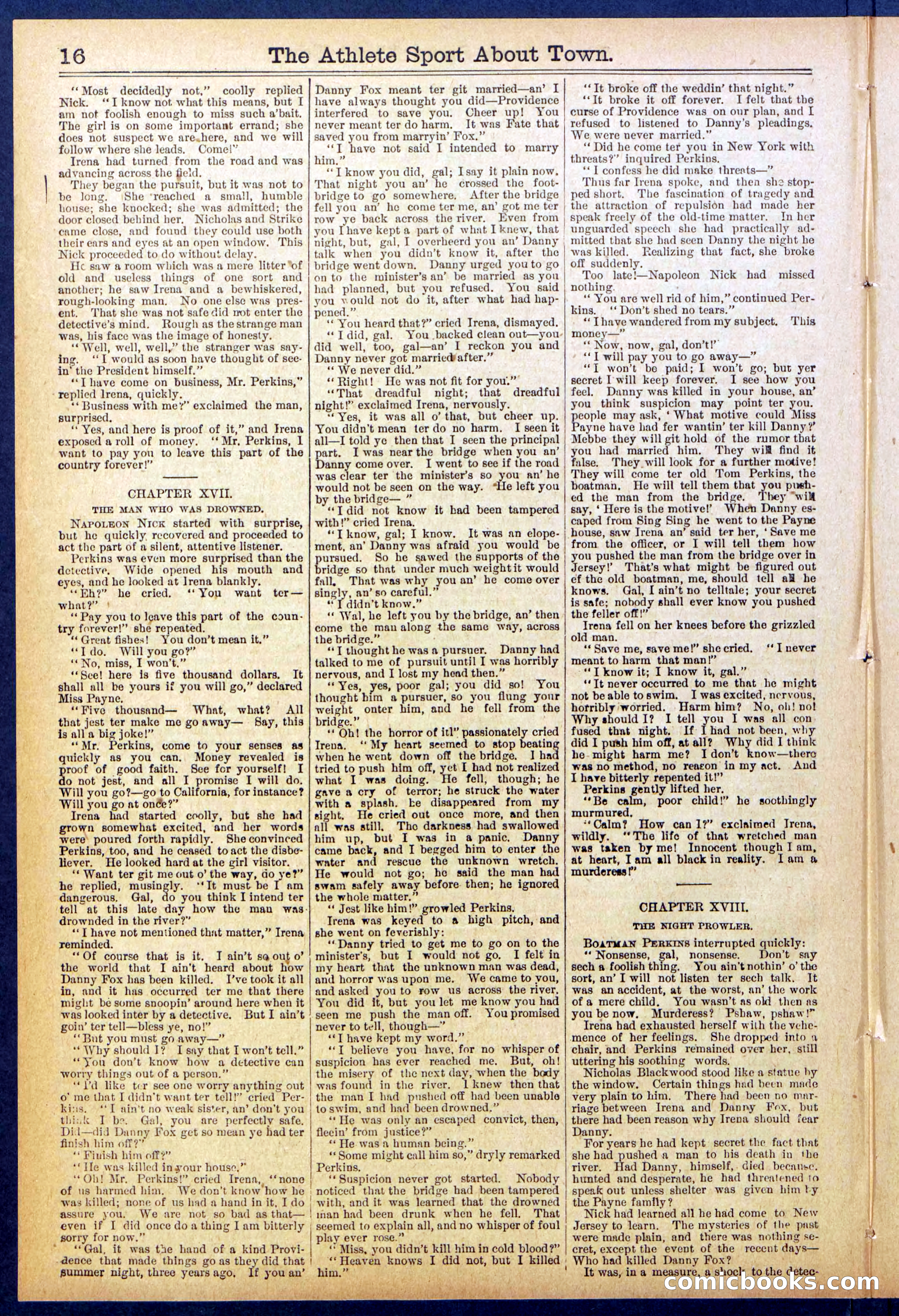 Beadle's Dime Library, No. 823 — page 16 of 32