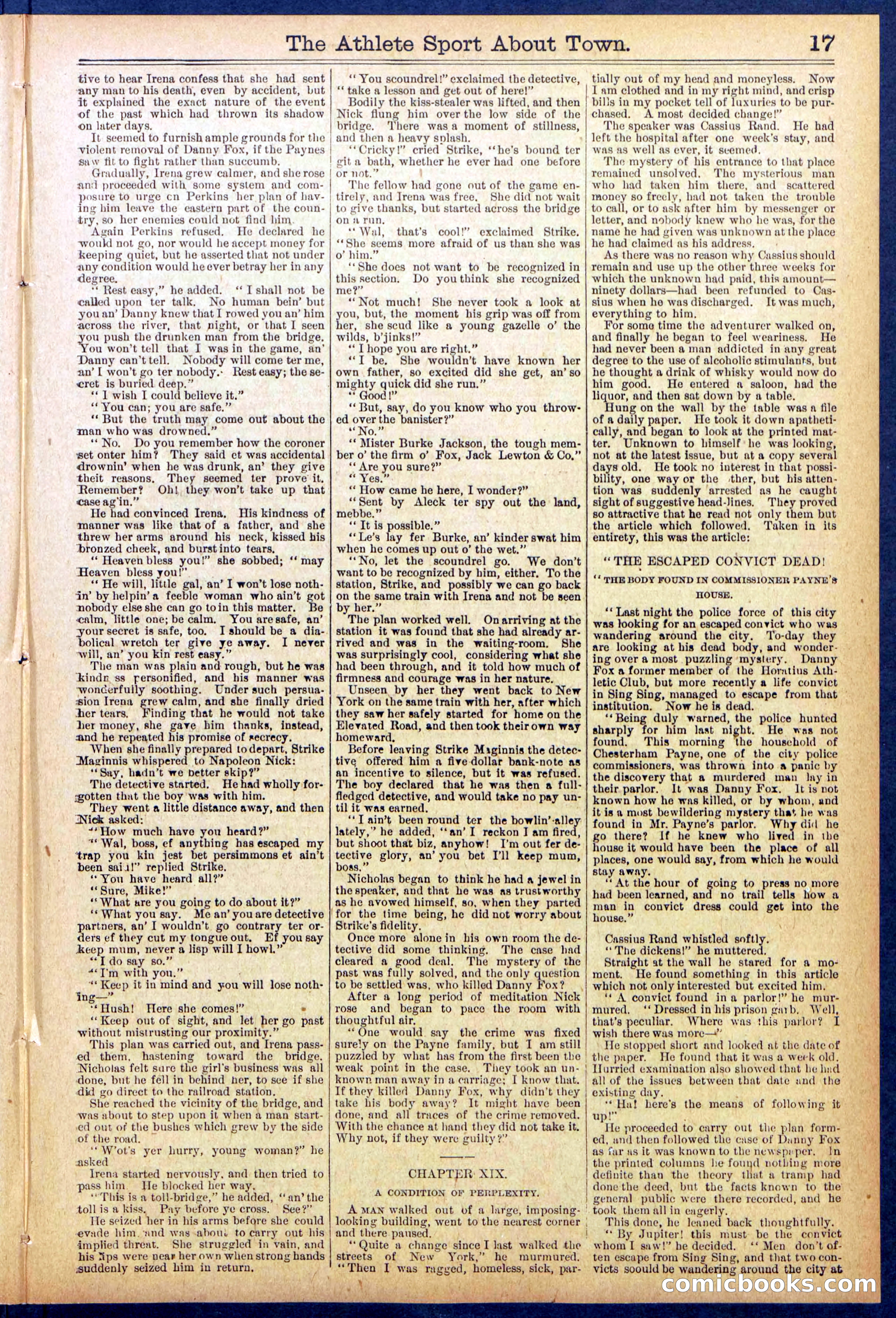 Beadle's Dime Library, No. 823 — page 17 of 32
