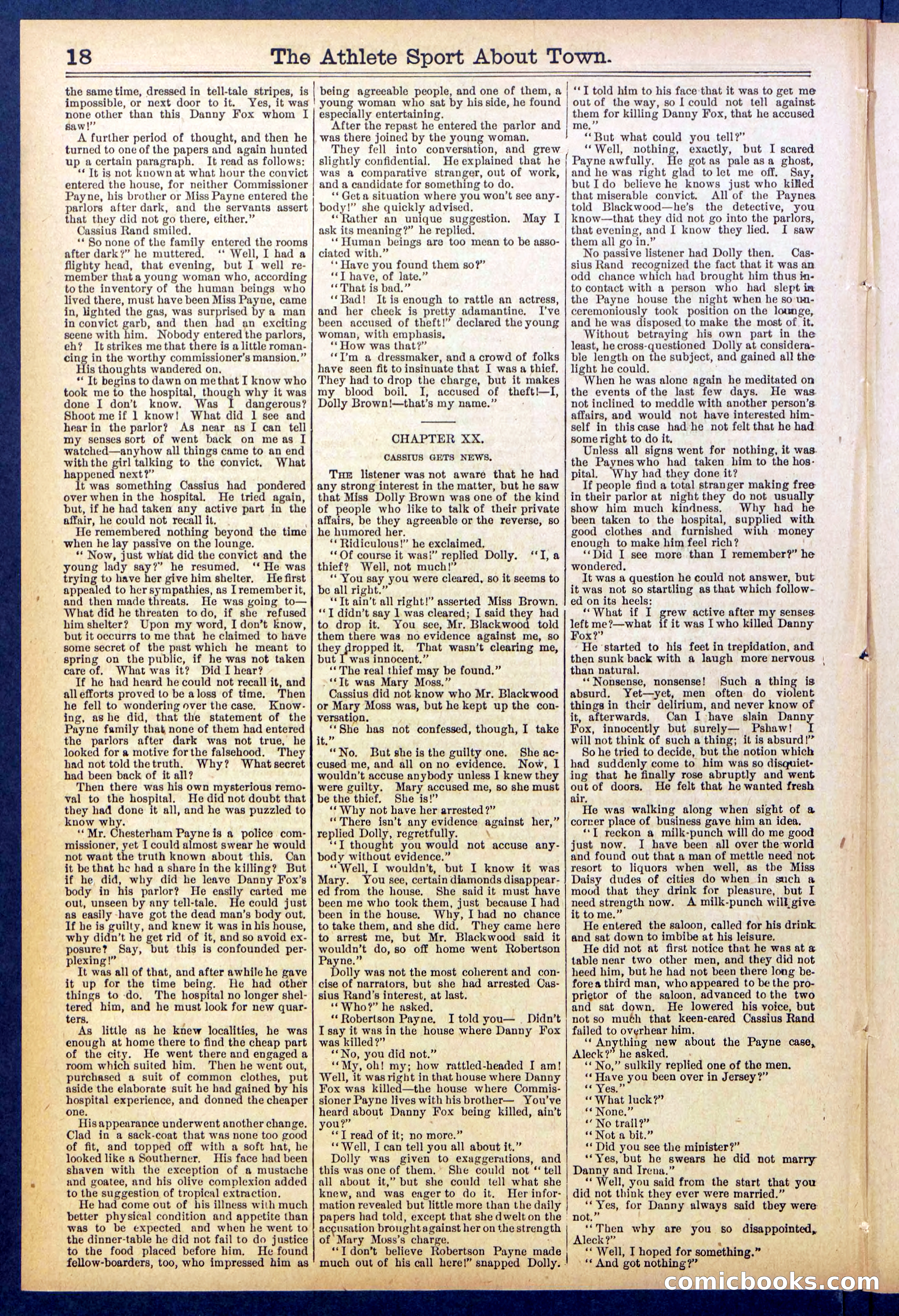 Beadle's Dime Library, No. 823 — page 18 of 32