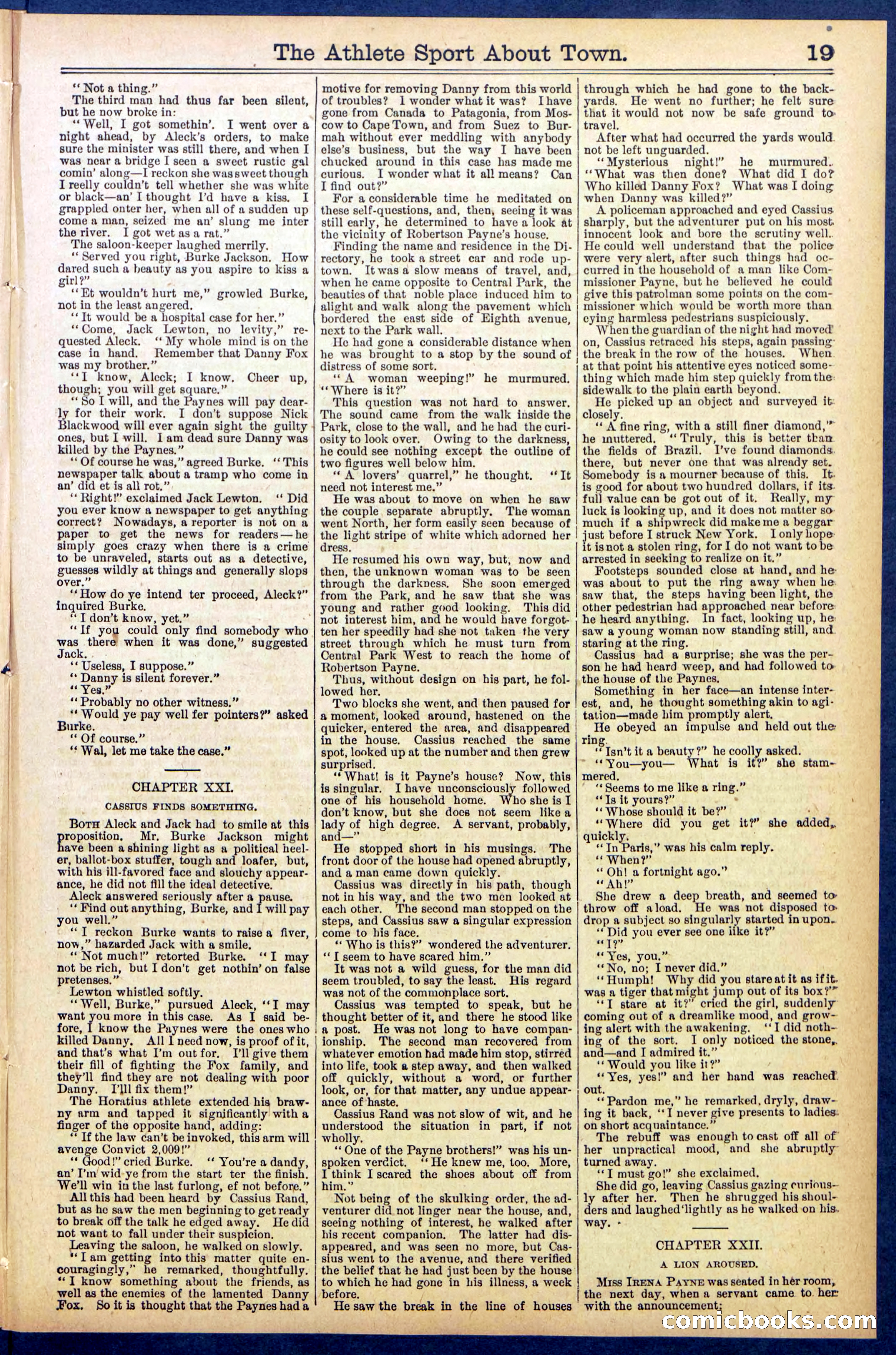 Beadle's Dime Library, No. 823 — page 19 of 32