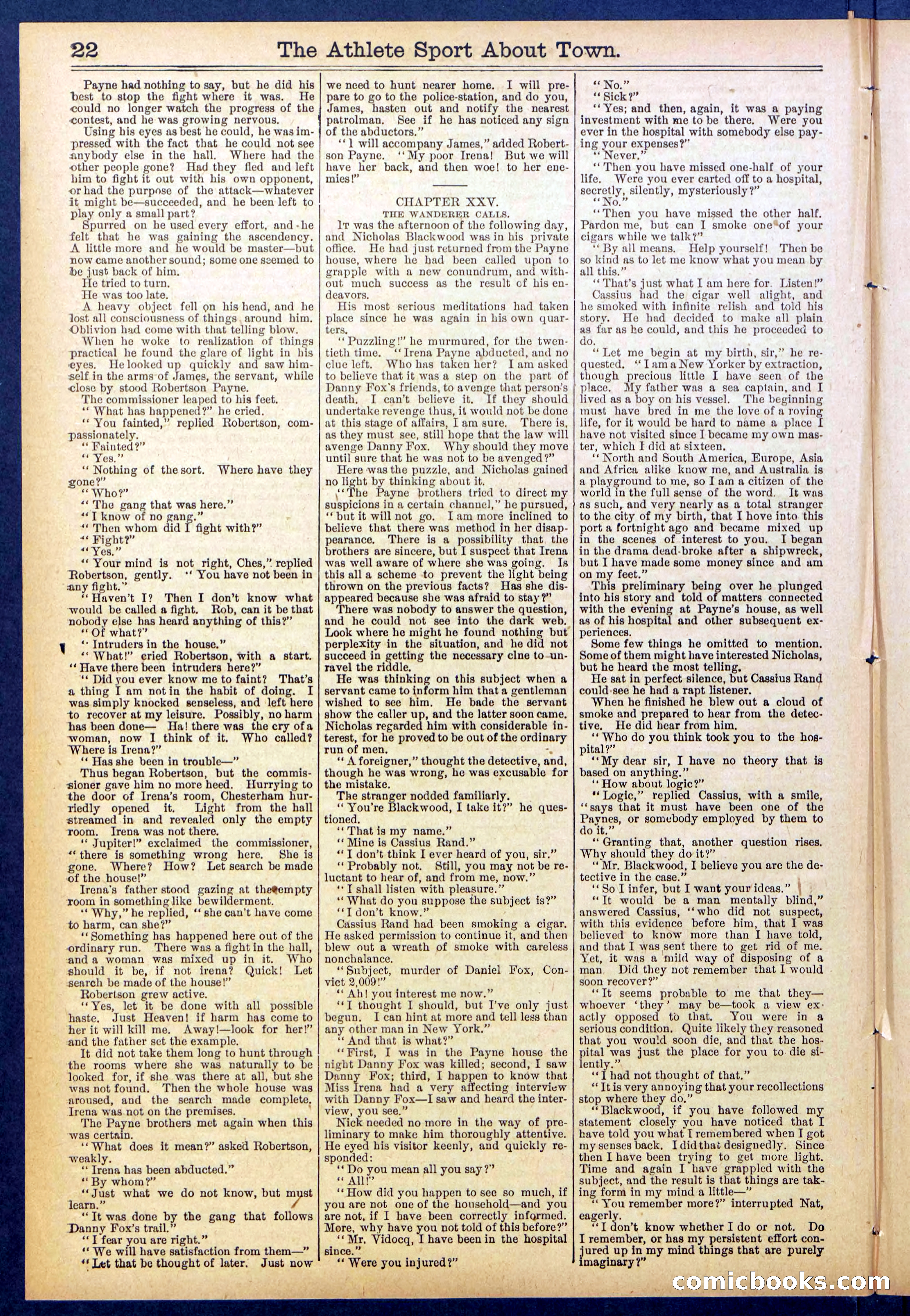 Beadle's Dime Library, No. 823 — page 22 of 32