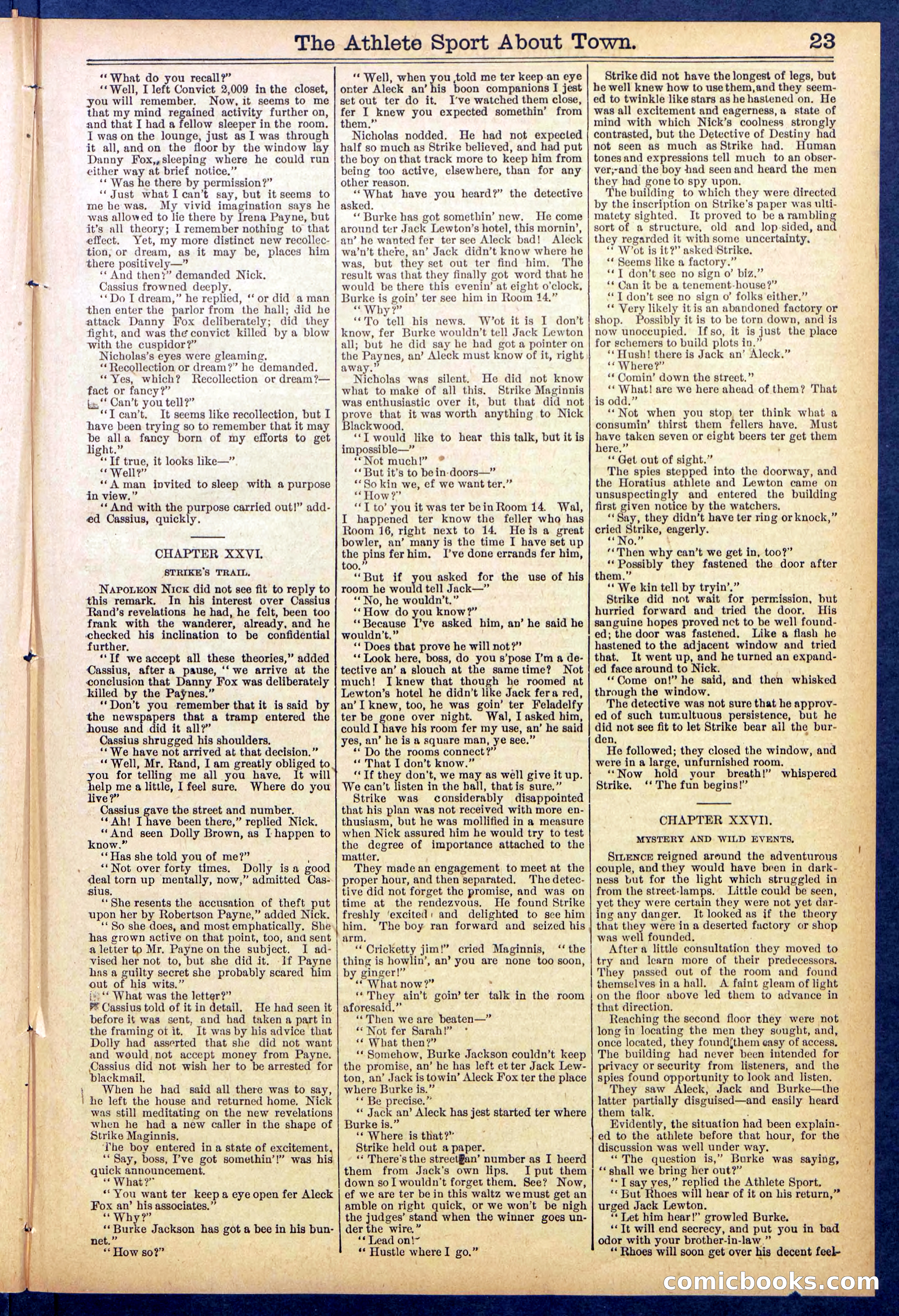 Beadle's Dime Library, No. 823 — page 23 of 32