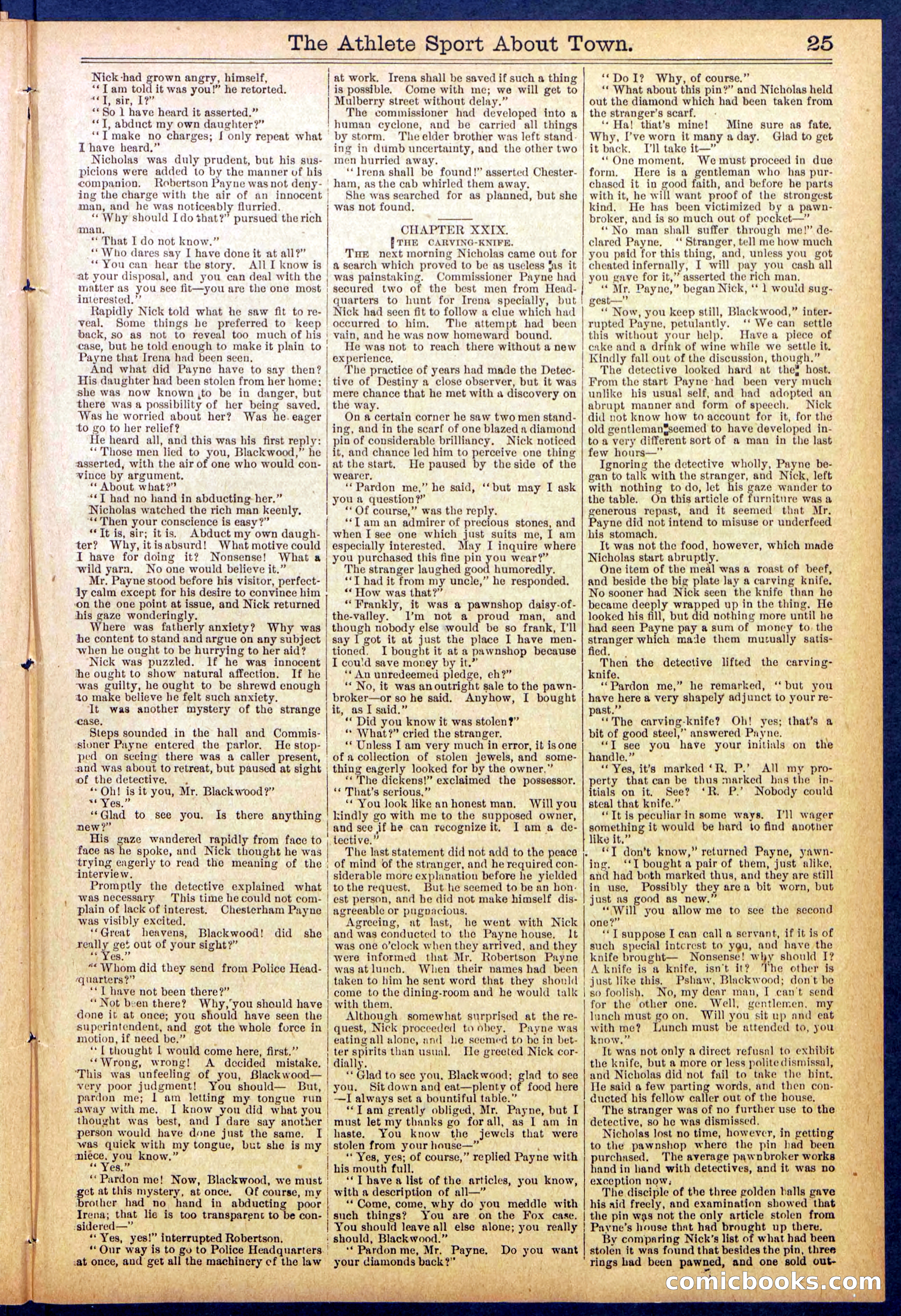 Beadle's Dime Library, No. 823 — page 25 of 32