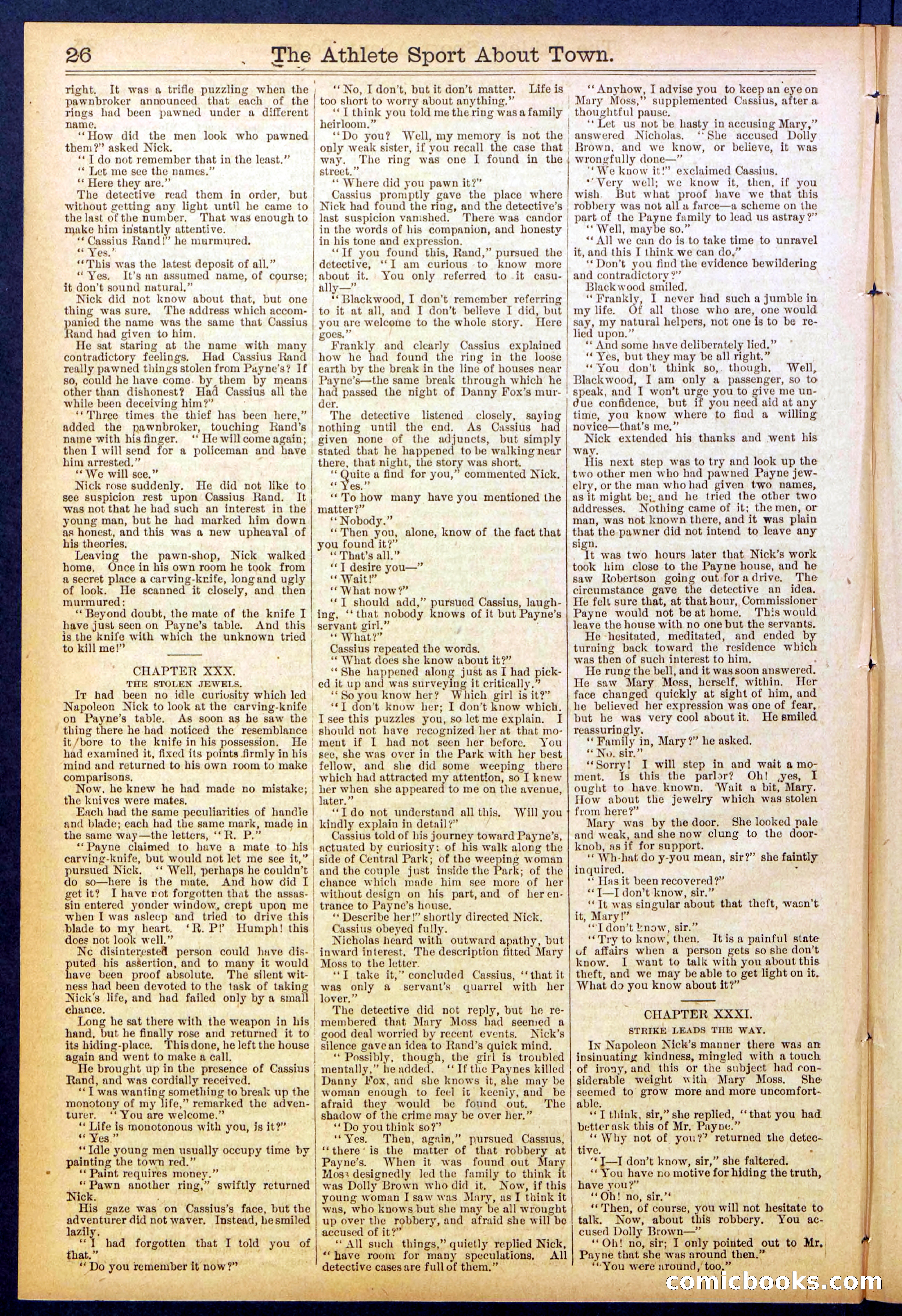Beadle's Dime Library, No. 823 — page 26 of 32