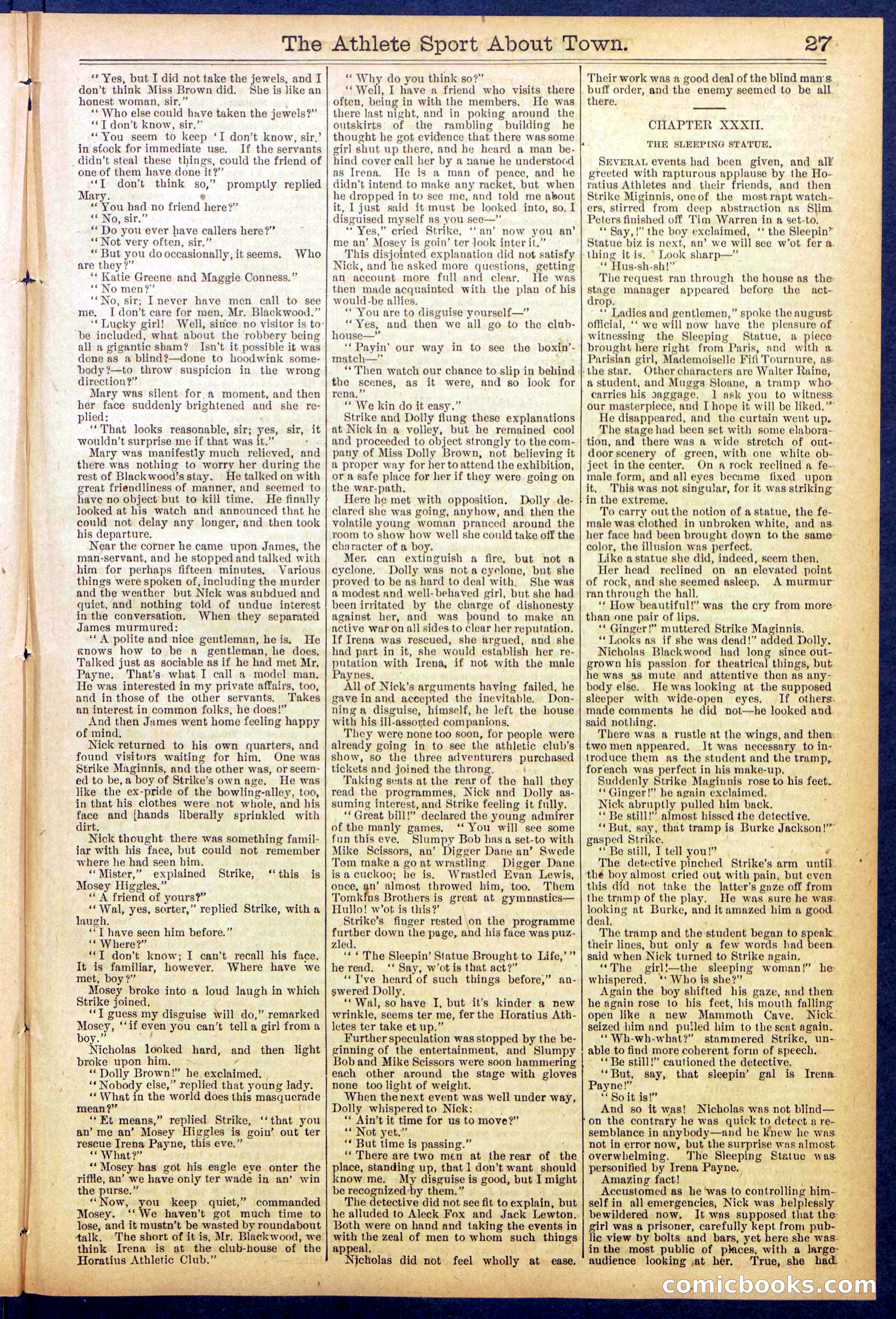 Beadle's Dime Library, No. 823 — page 27 of 32