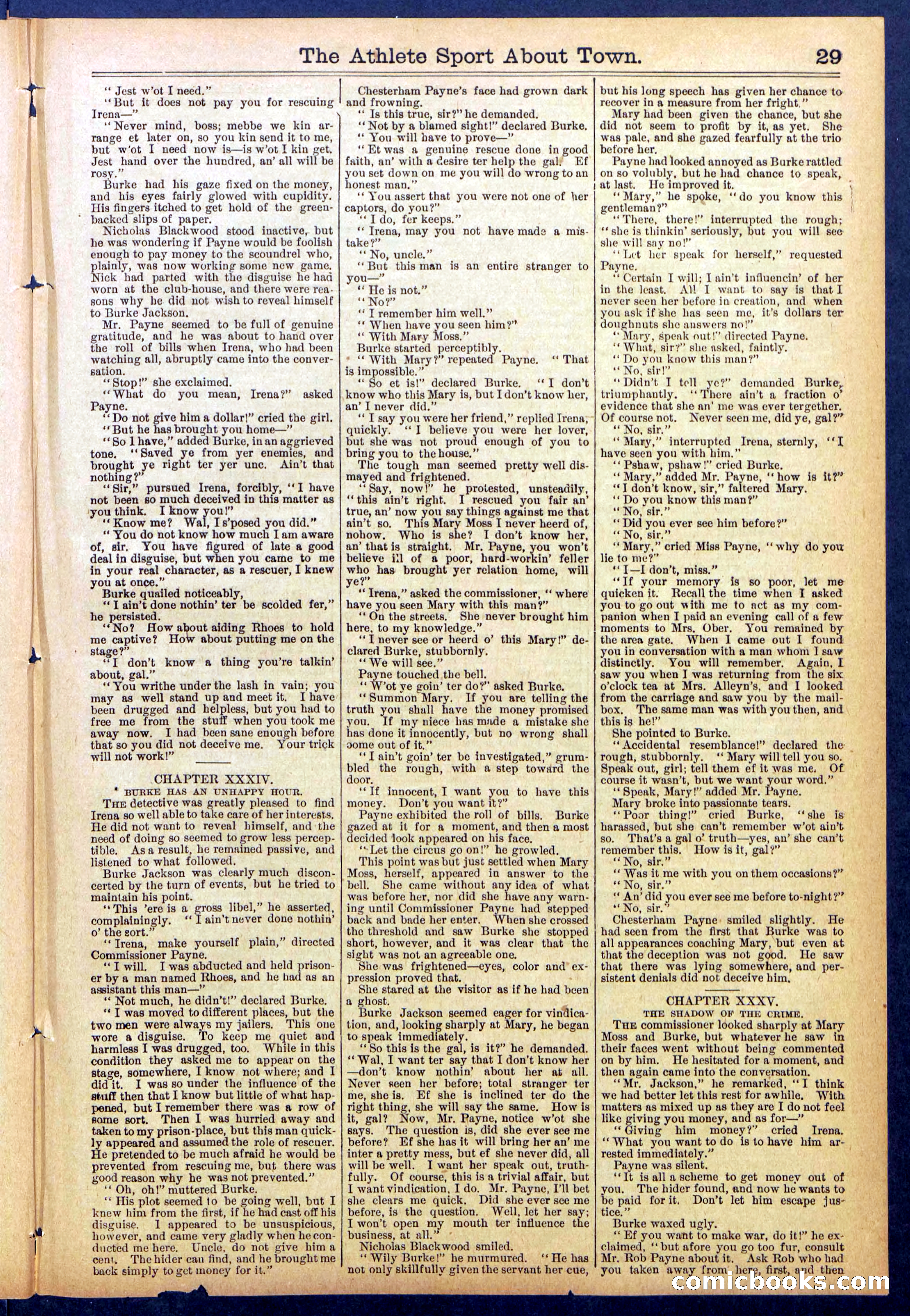 Beadle's Dime Library, No. 823 — page 29 of 32