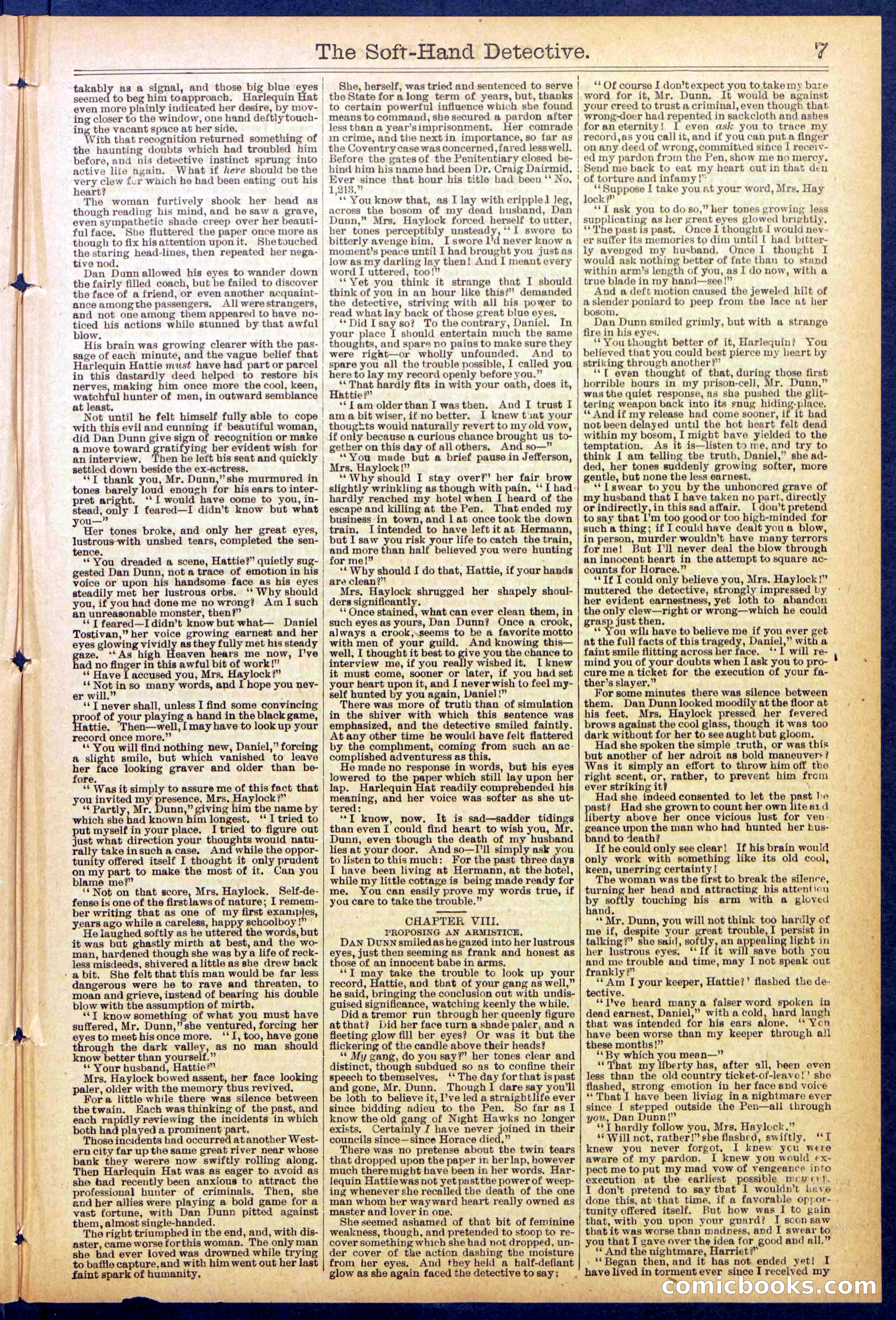 Beadle's Dime Library No. 824 — page 7 of 32
