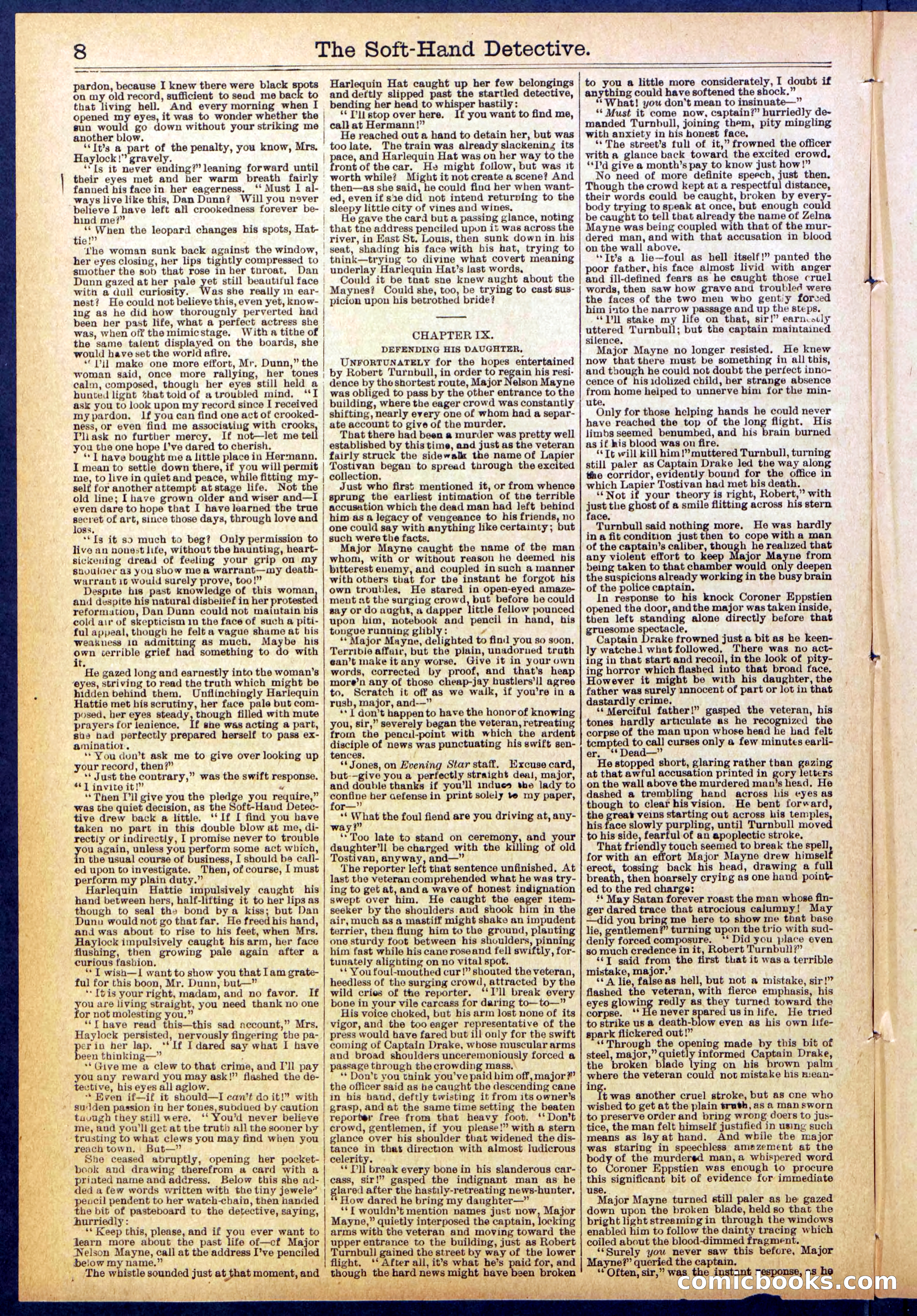 Beadle's Dime Library No. 824 — page 8 of 32