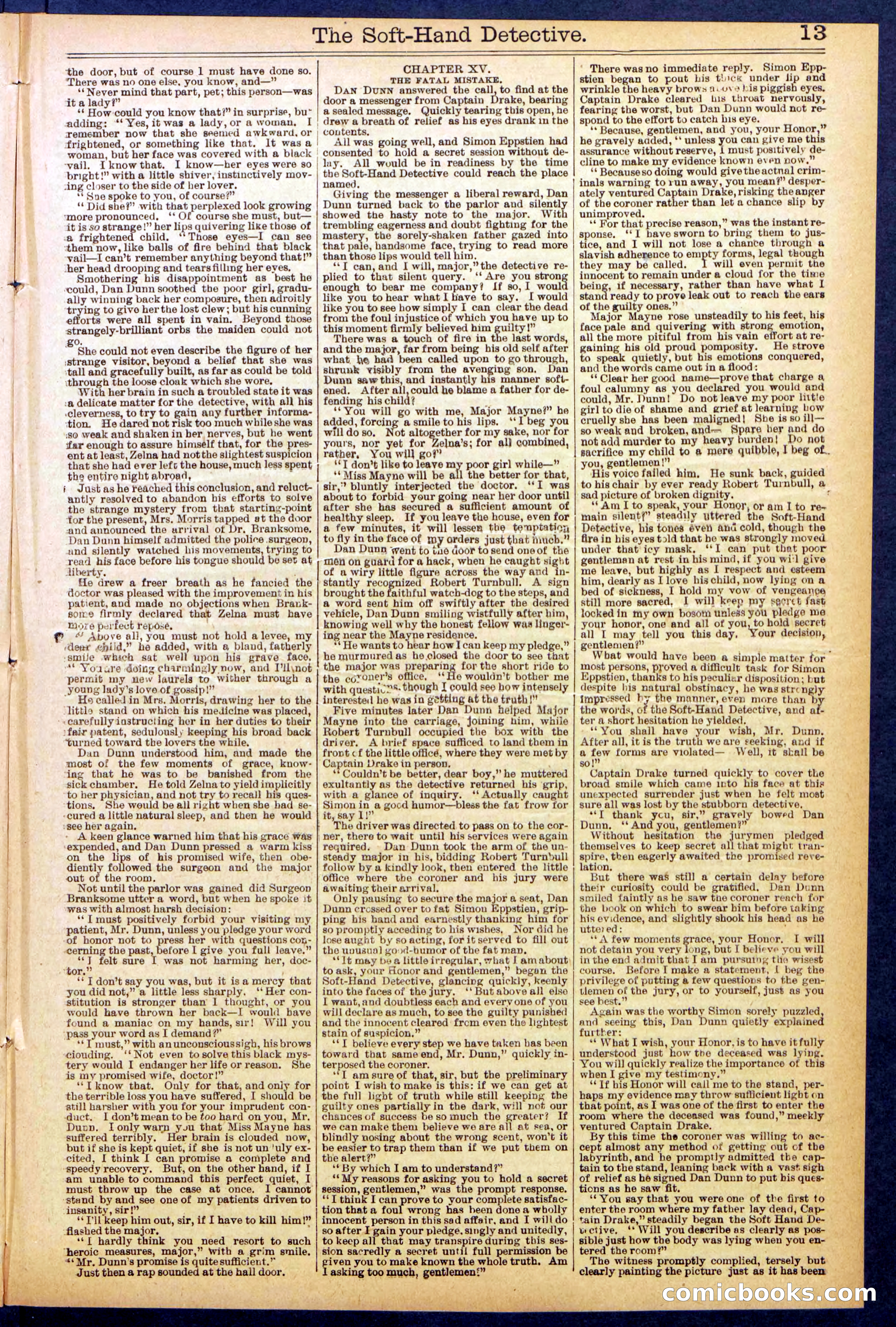 Beadle's Dime Library No. 824 — page 13 of 32