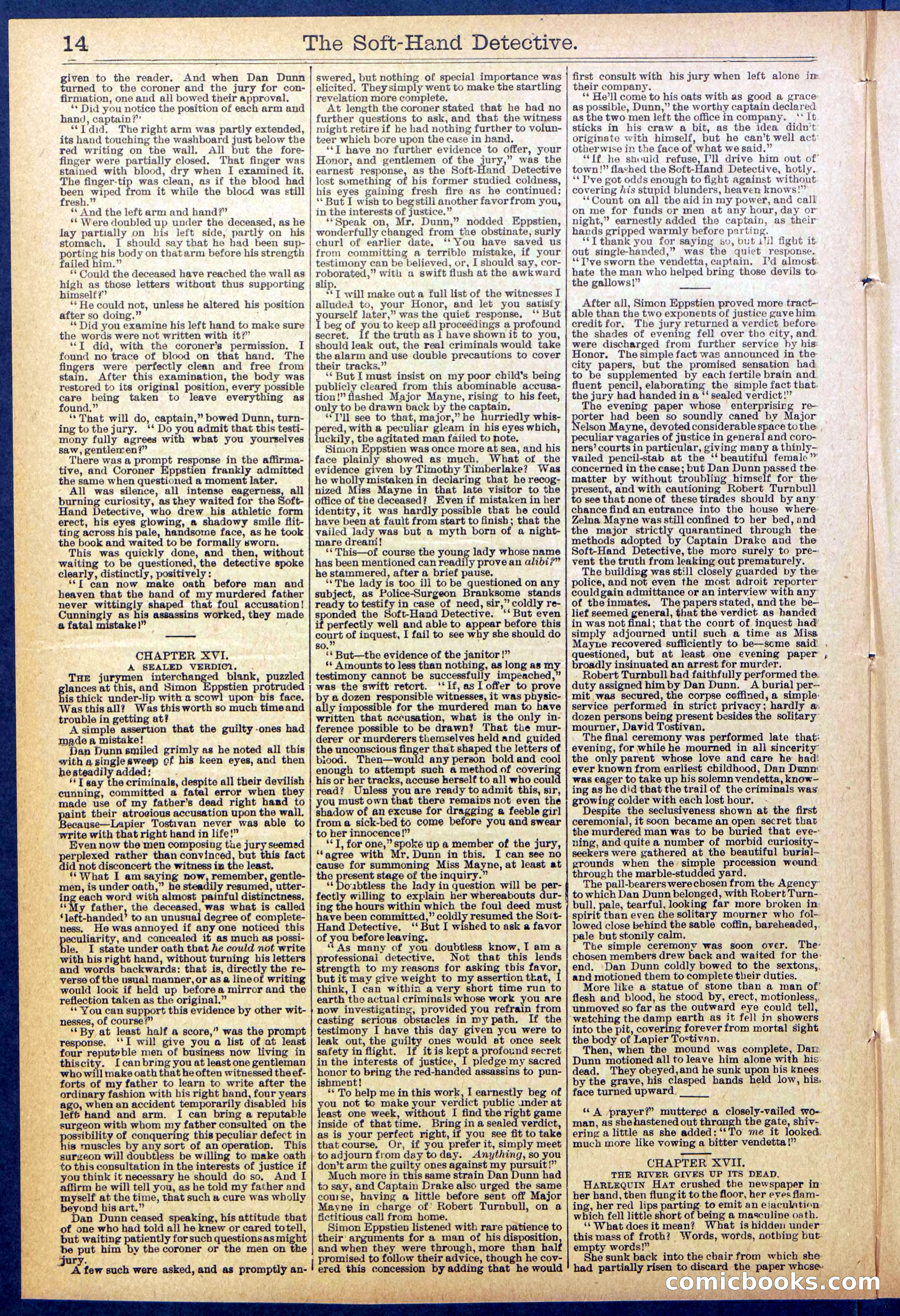 Beadle's Dime Library No. 824 — page 14 of 32