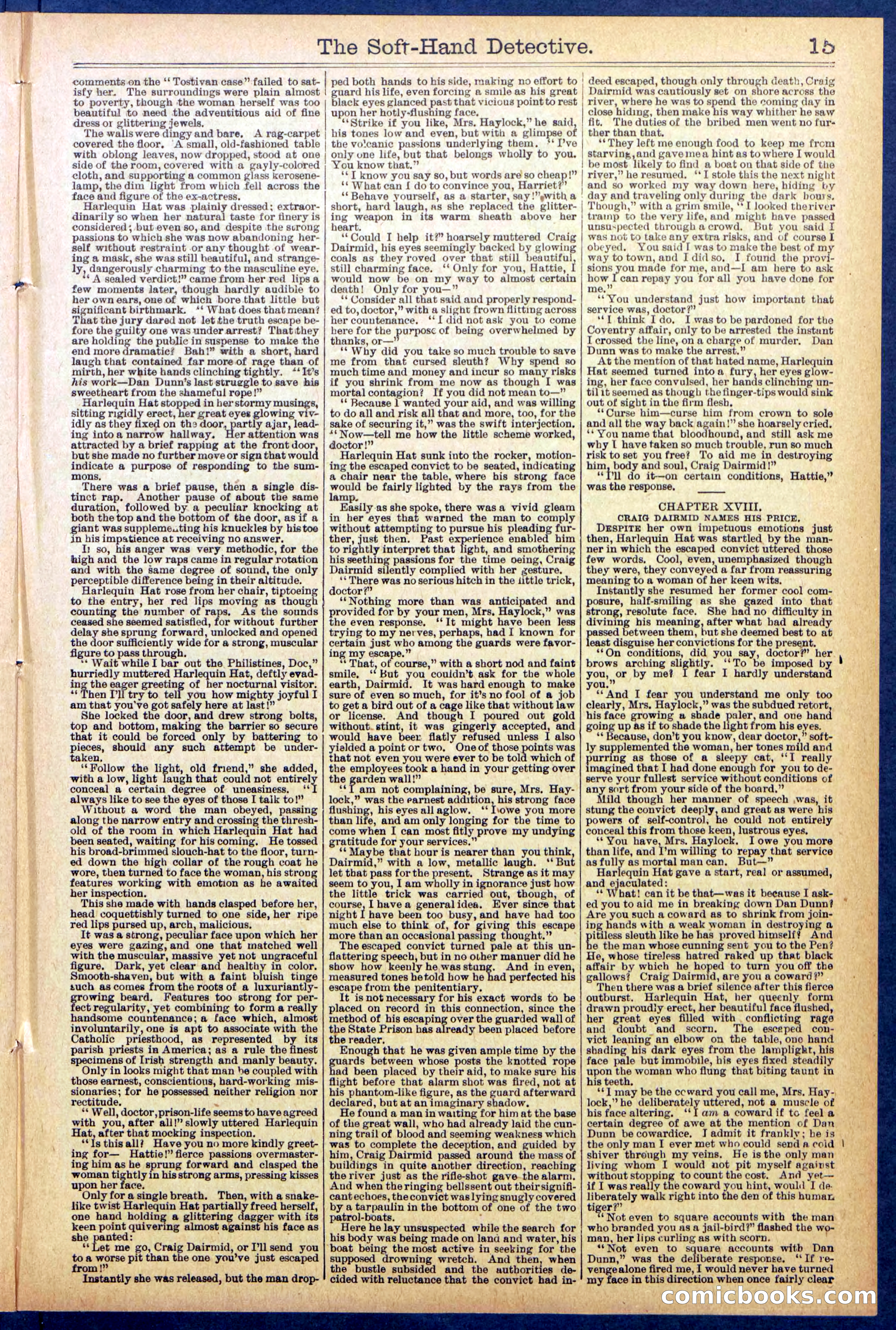 Beadle's Dime Library No. 824 — page 15 of 32
