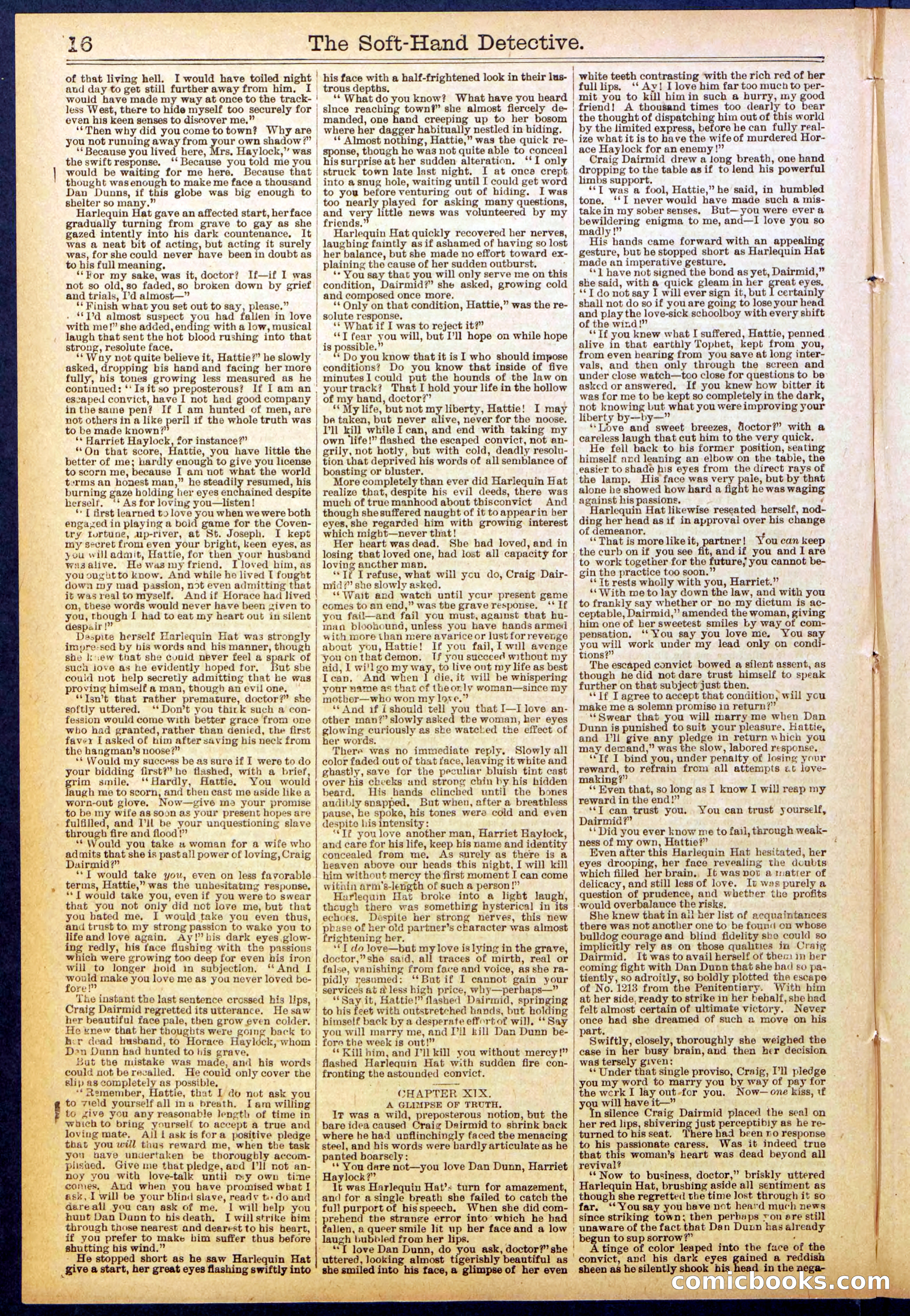 Beadle's Dime Library No. 824 — page 16 of 32