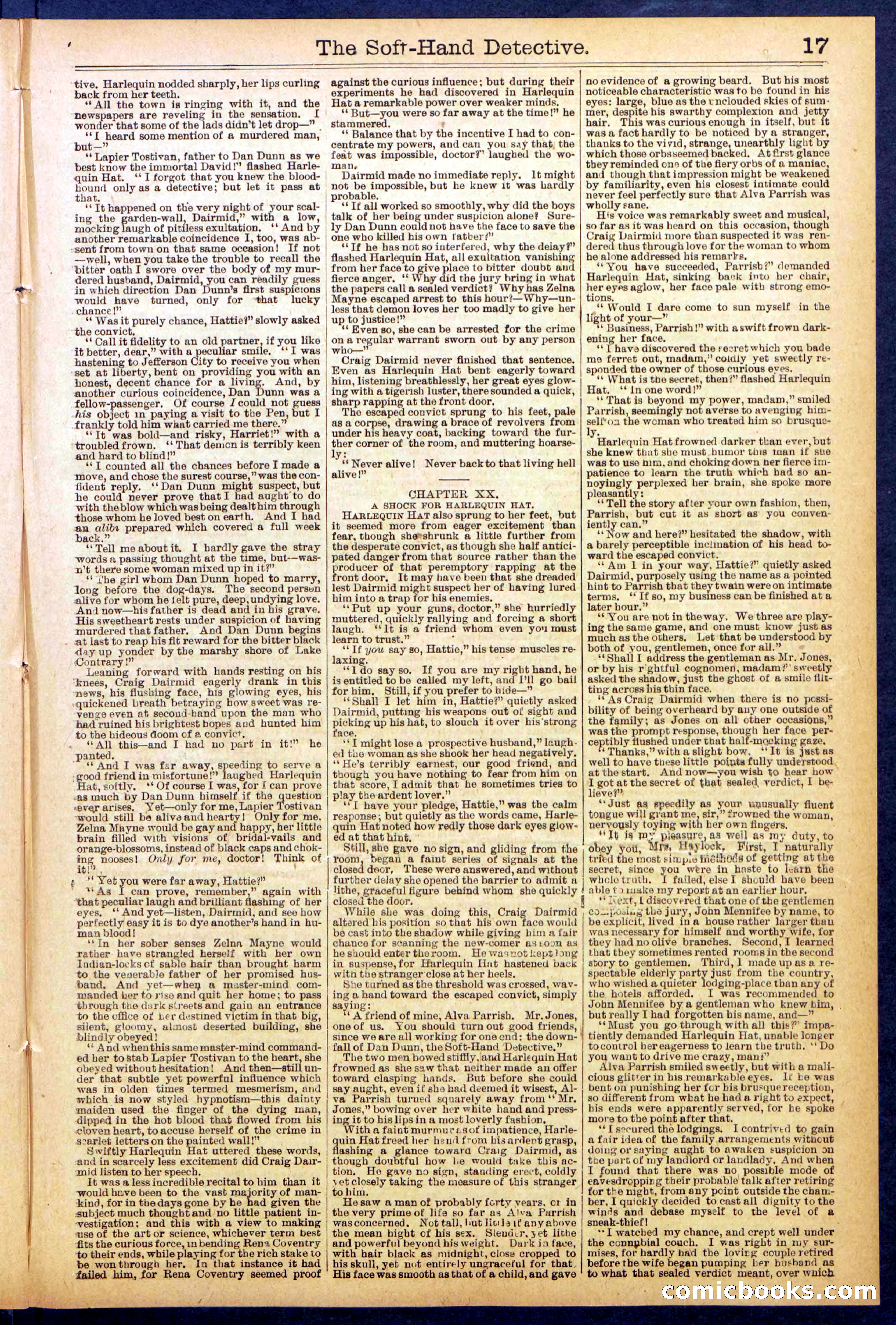 Beadle's Dime Library No. 824 — page 17 of 32