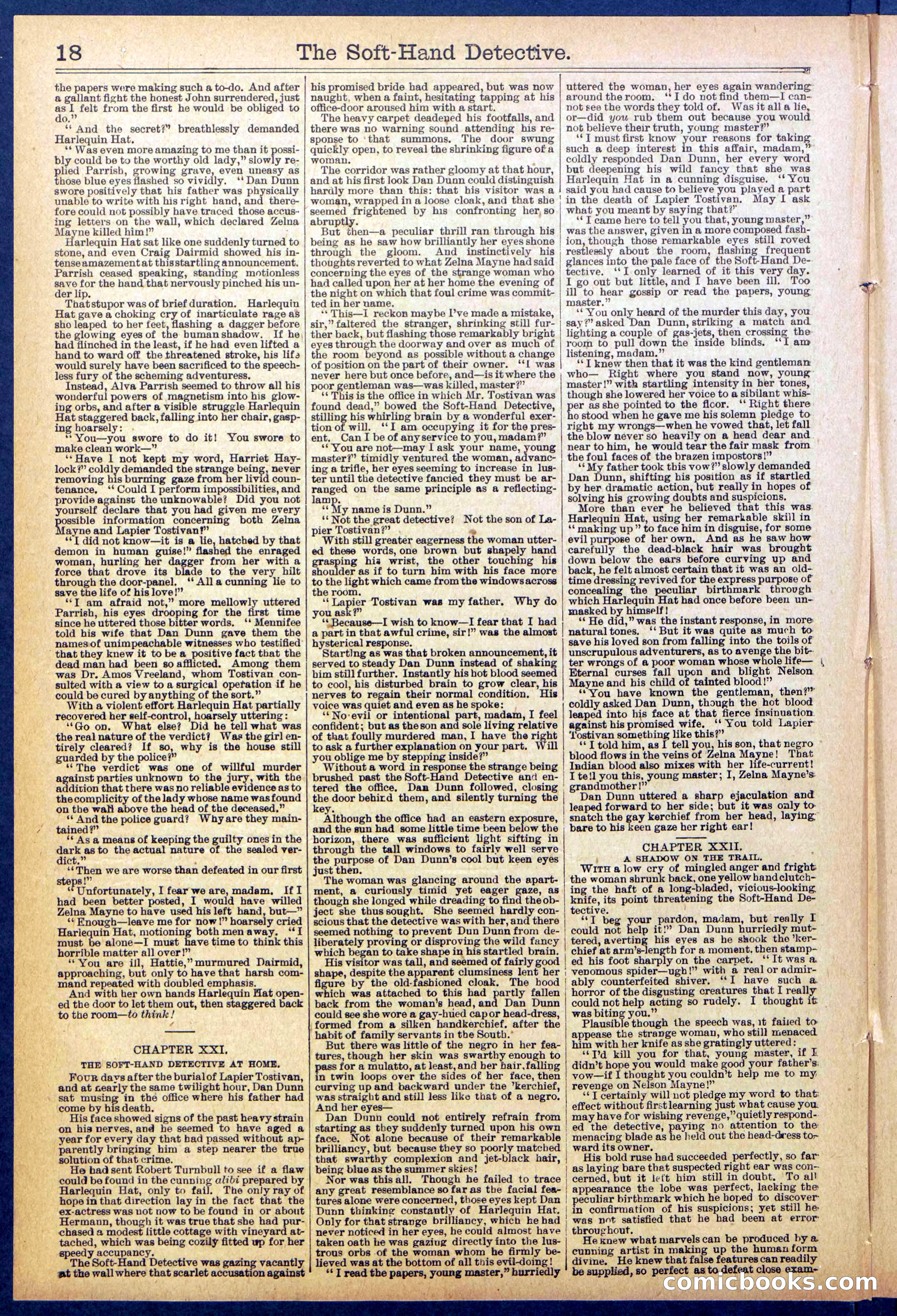 Beadle's Dime Library No. 824 — page 18 of 32