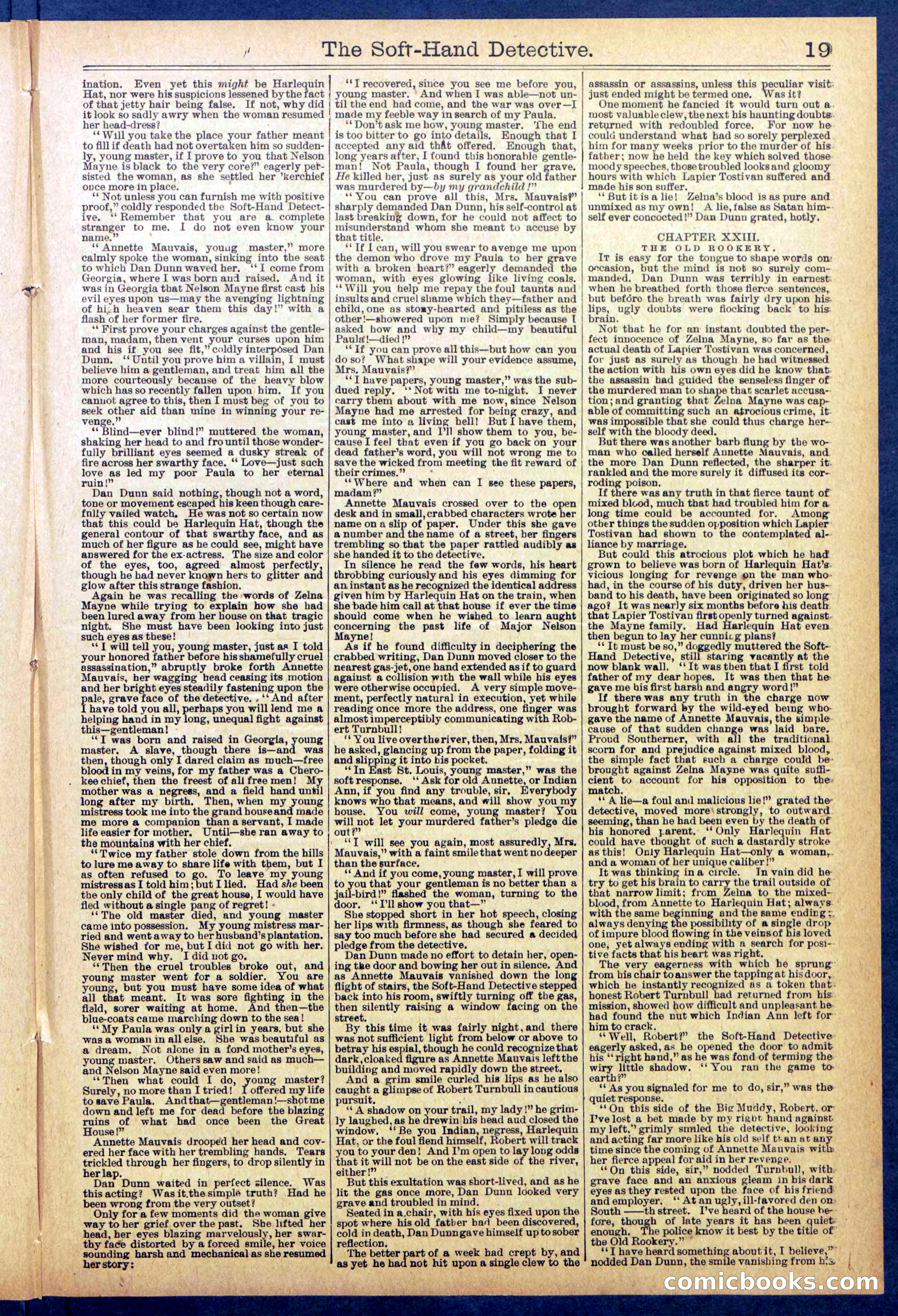 Beadle's Dime Library No. 824 — page 19 of 32
