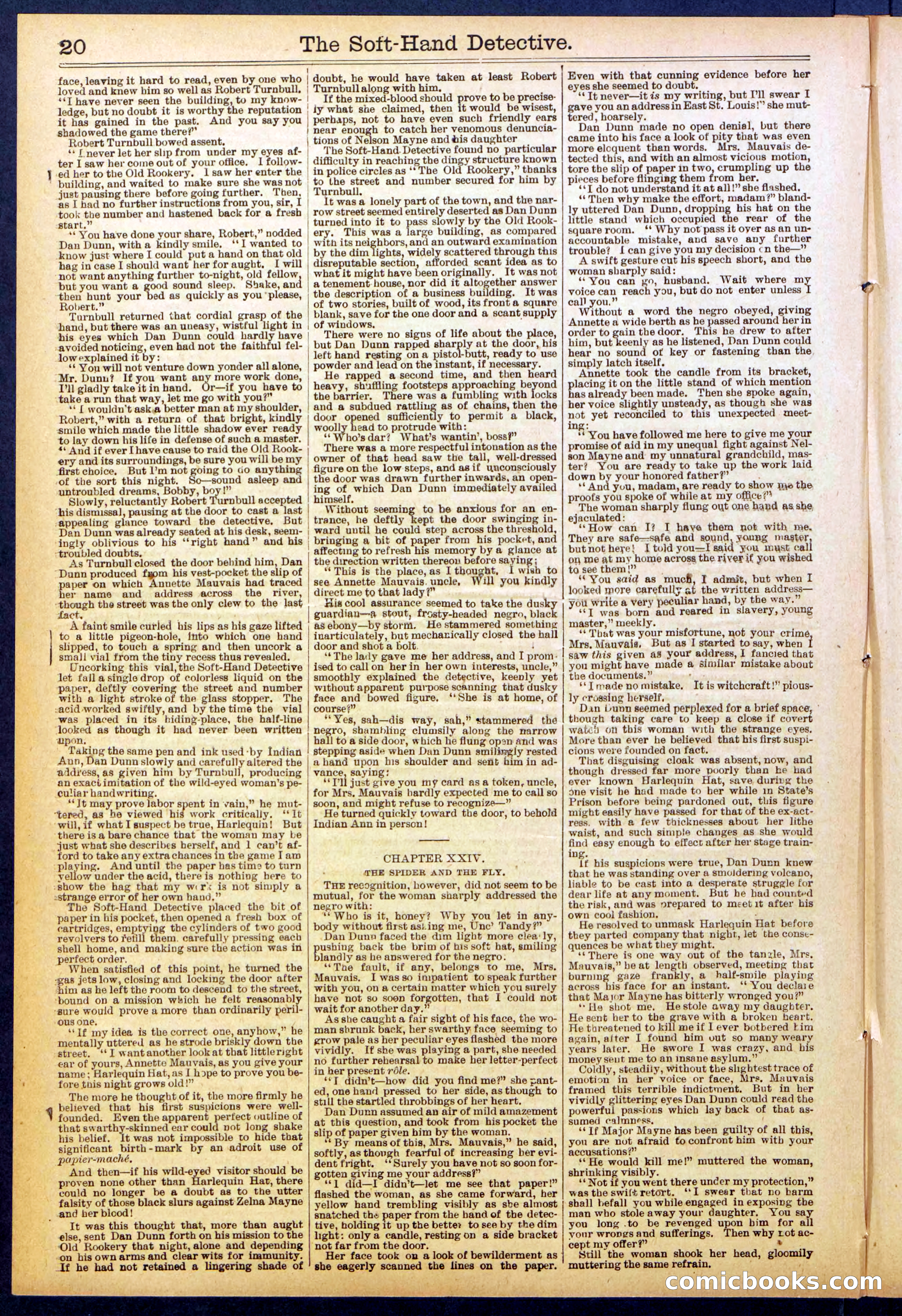 Beadle's Dime Library No. 824 — page 20 of 32