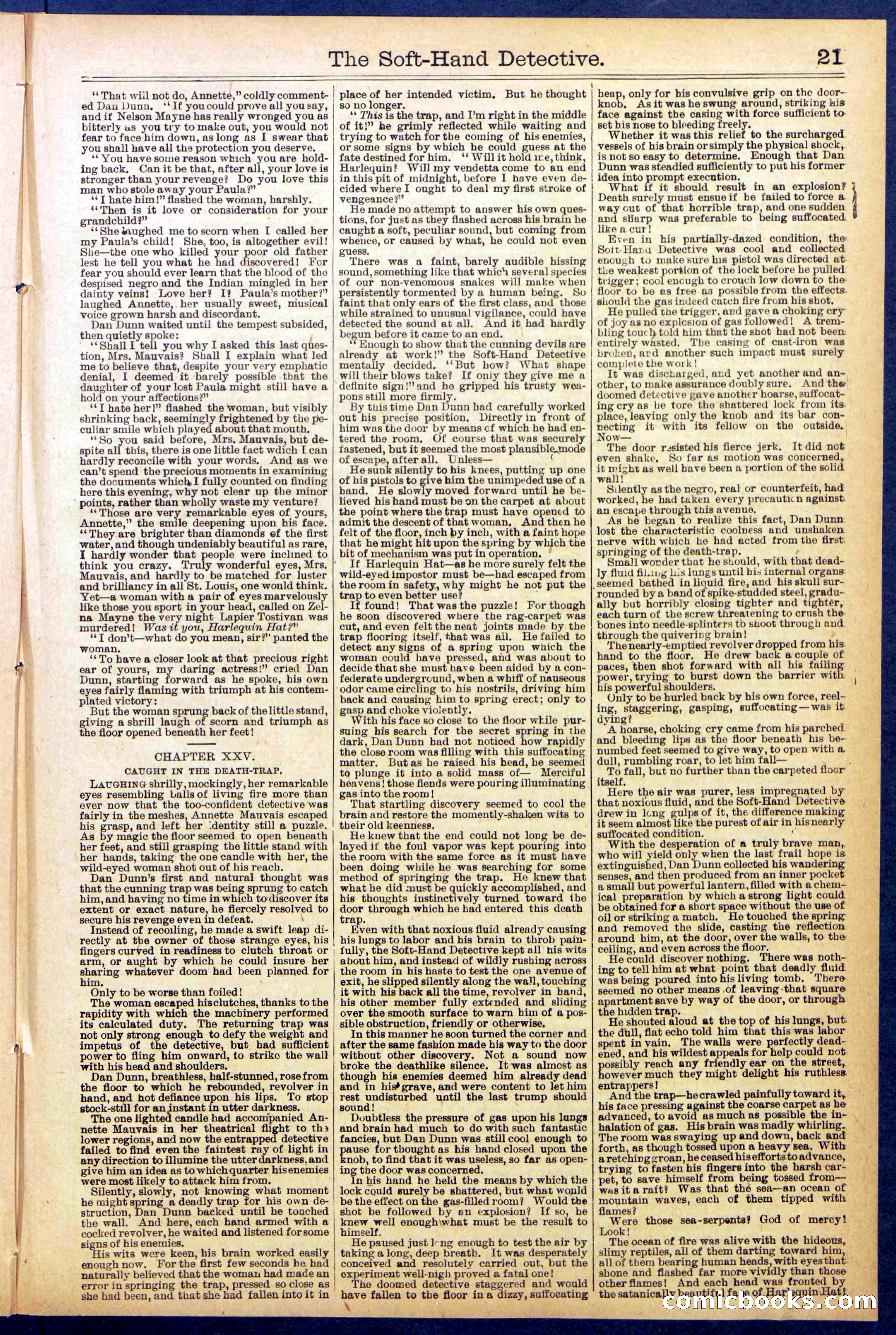Beadle's Dime Library No. 824 — page 21 of 32