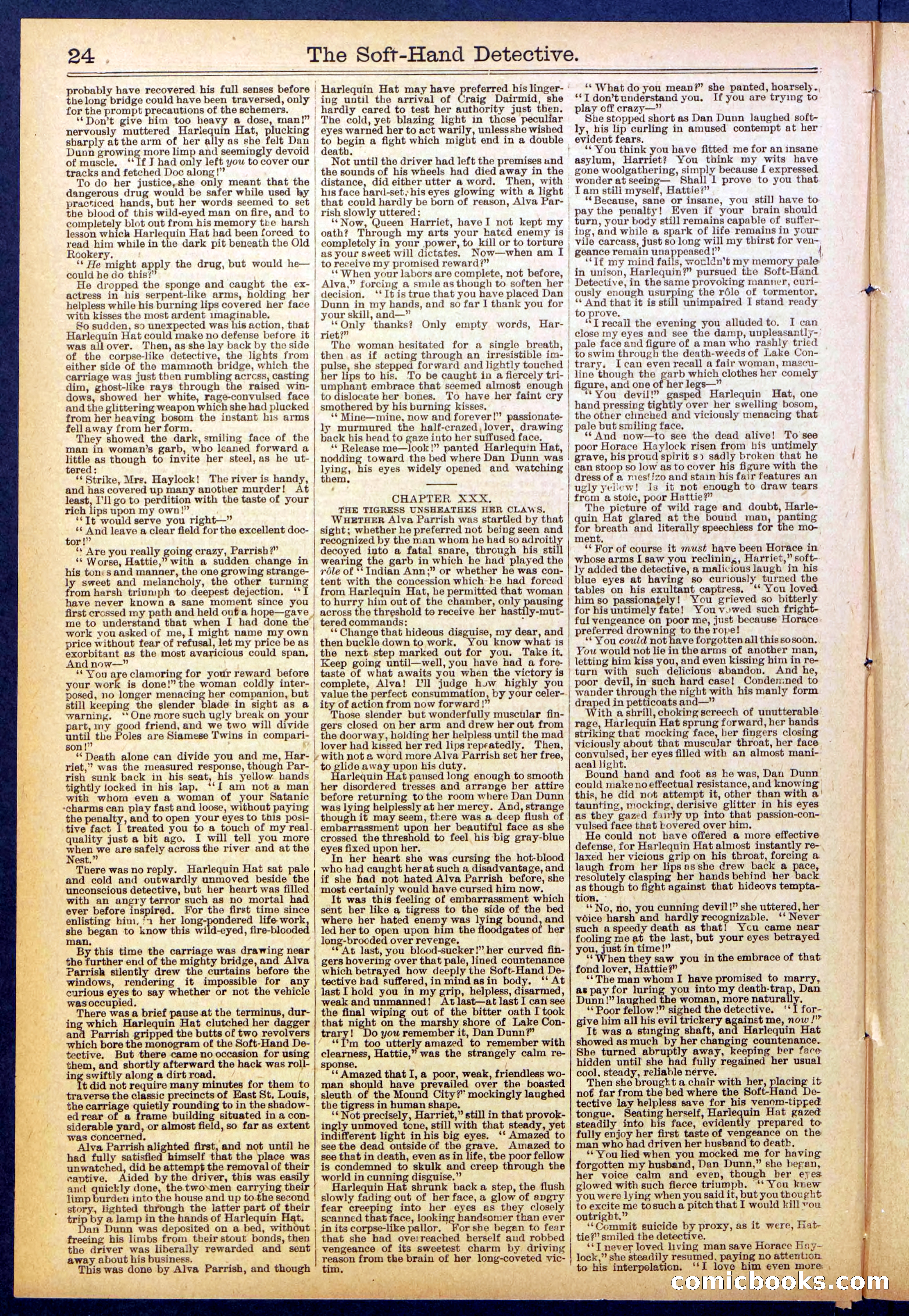 Beadle's Dime Library No. 824 — page 24 of 32