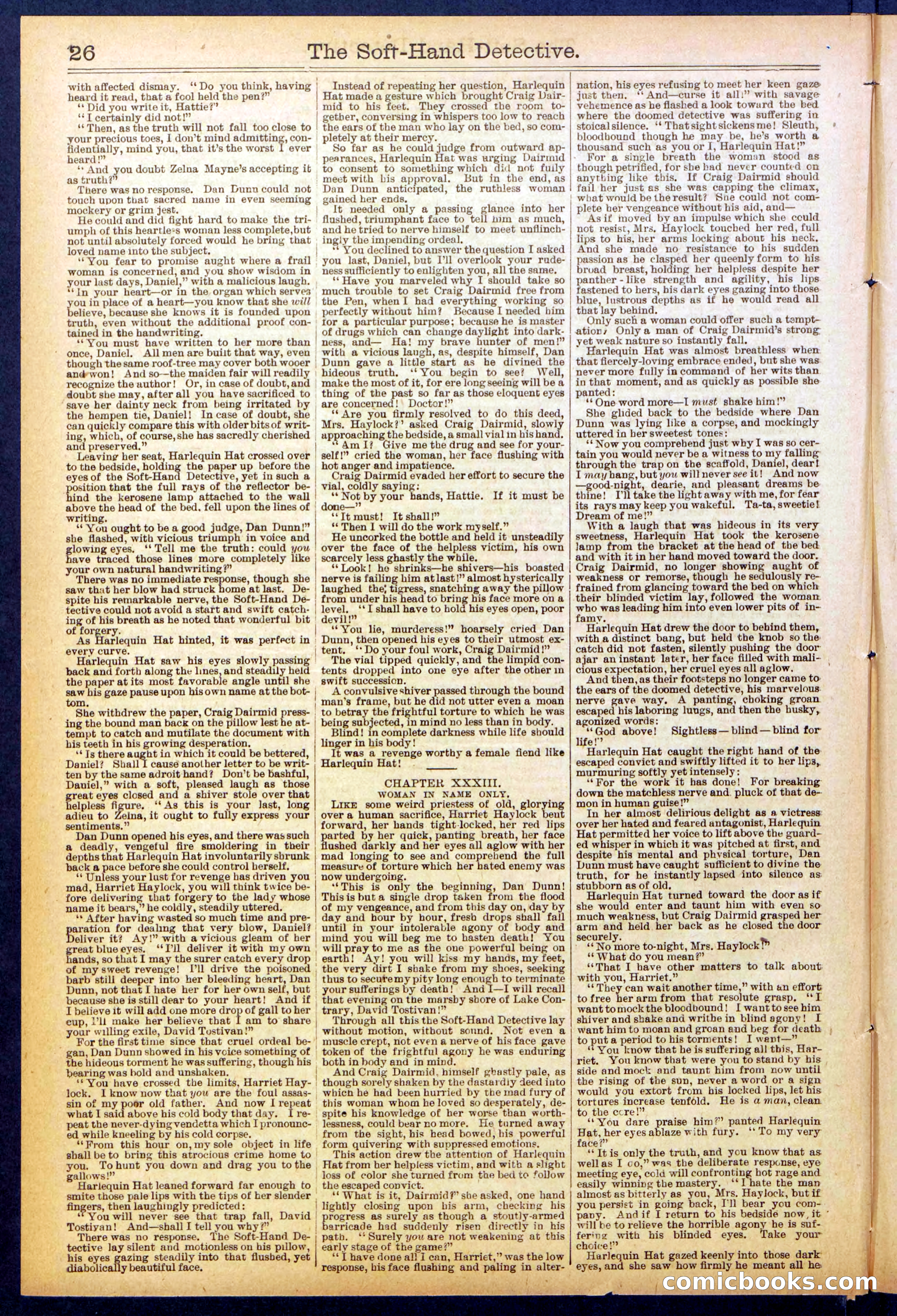 Beadle's Dime Library No. 824 — page 26 of 32