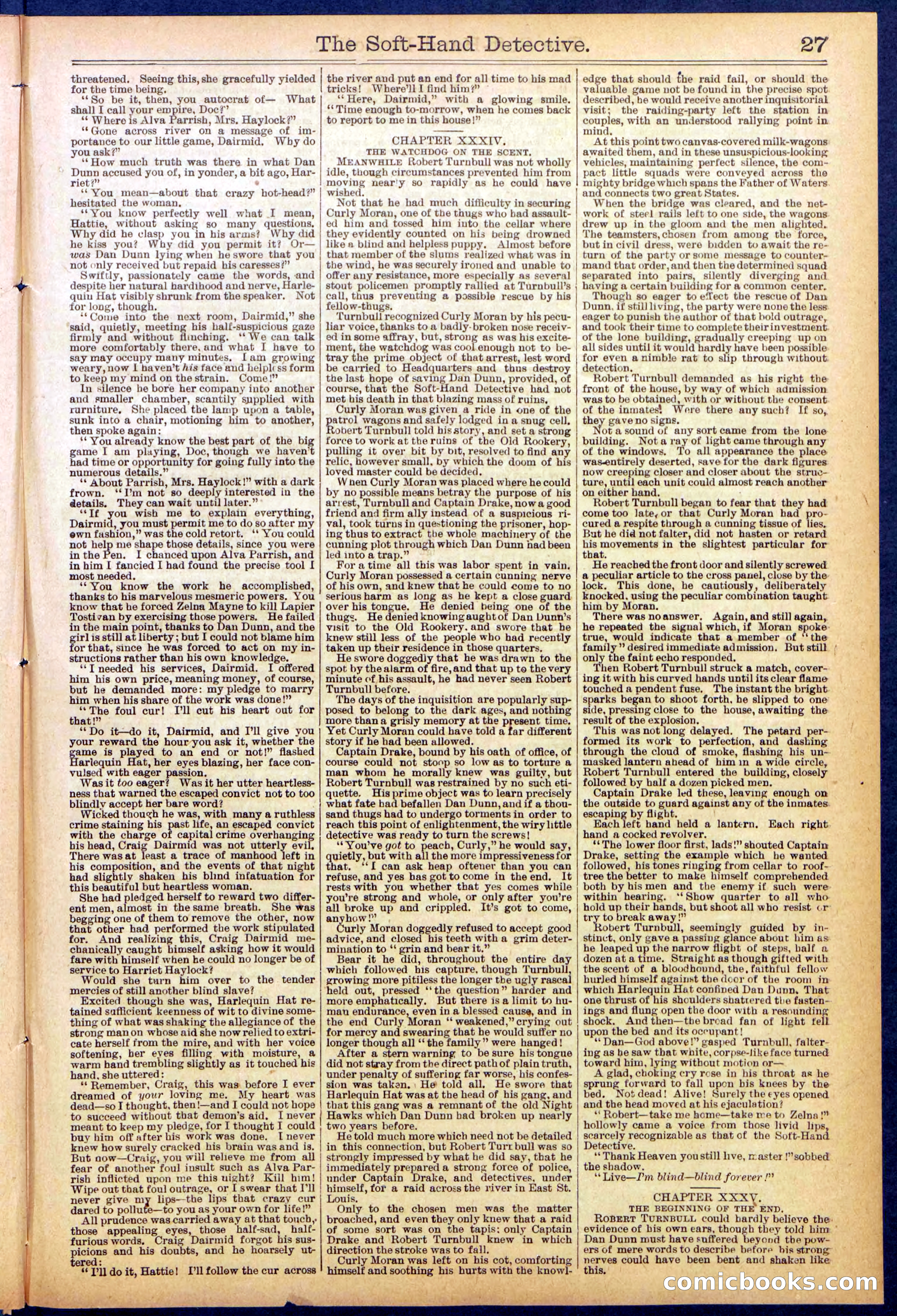 Beadle's Dime Library No. 824 — page 27 of 32