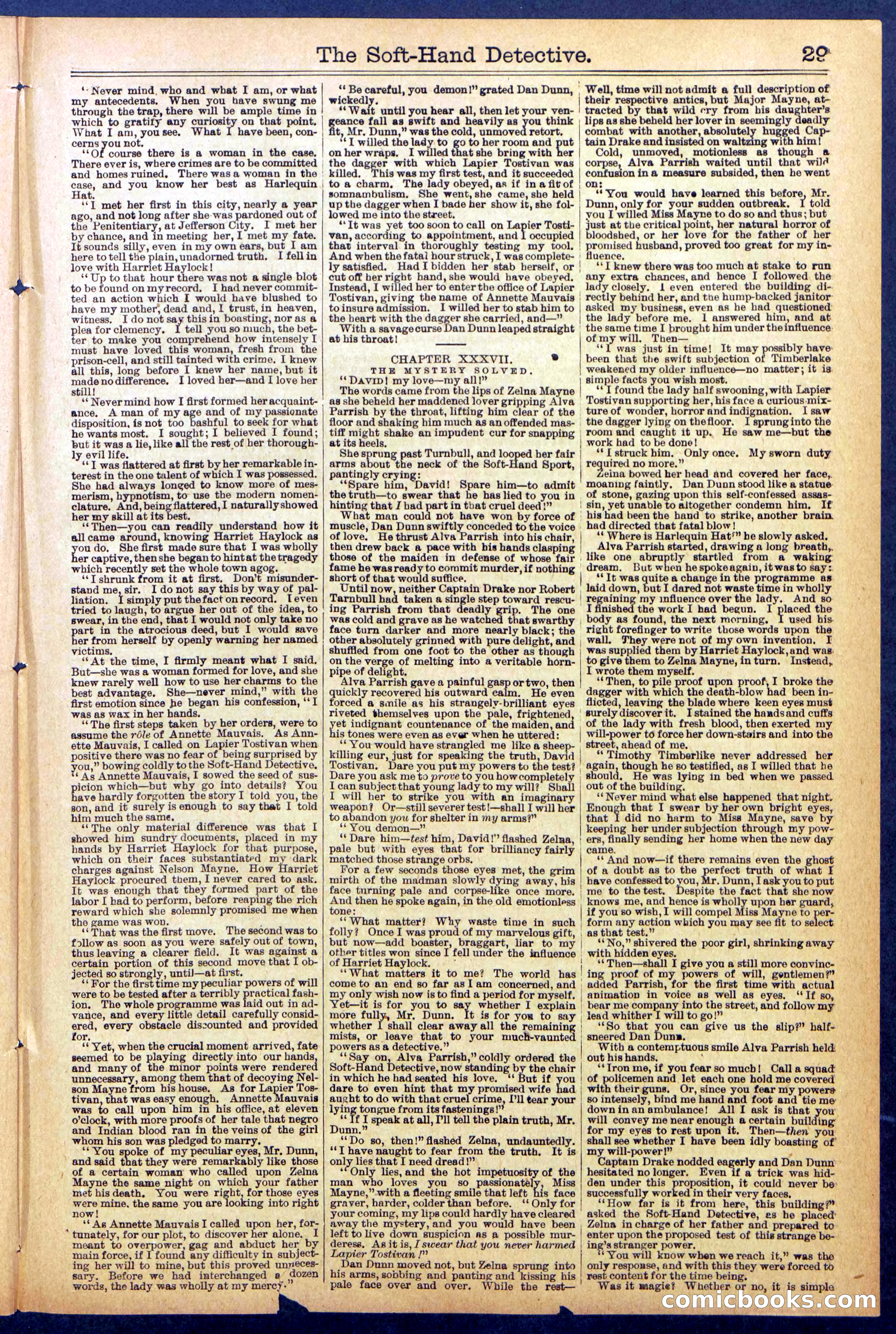 Beadle's Dime Library No. 824 — page 29 of 32