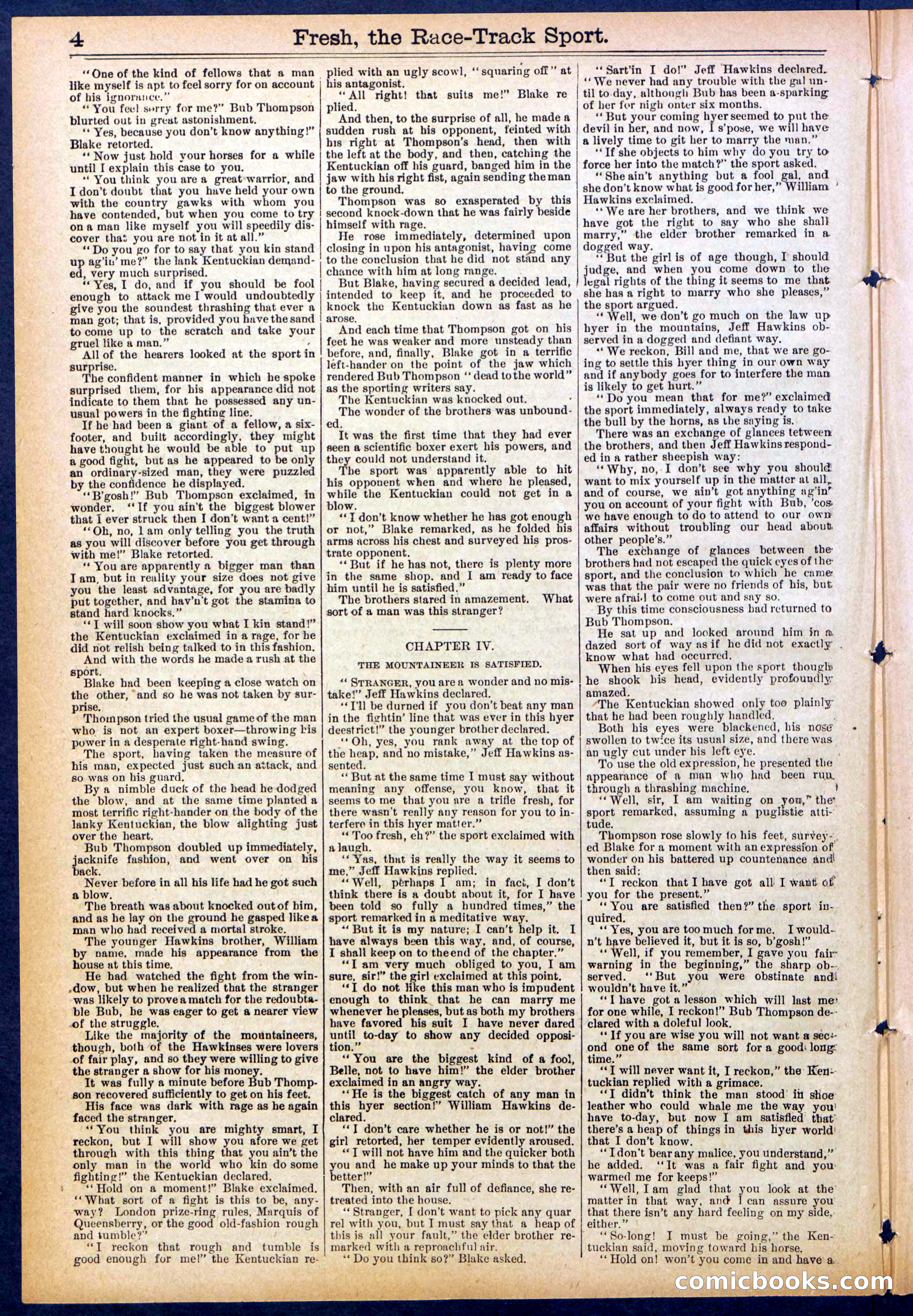 Beadle's New York Dime Library, No. 825 — page 4 of 32
