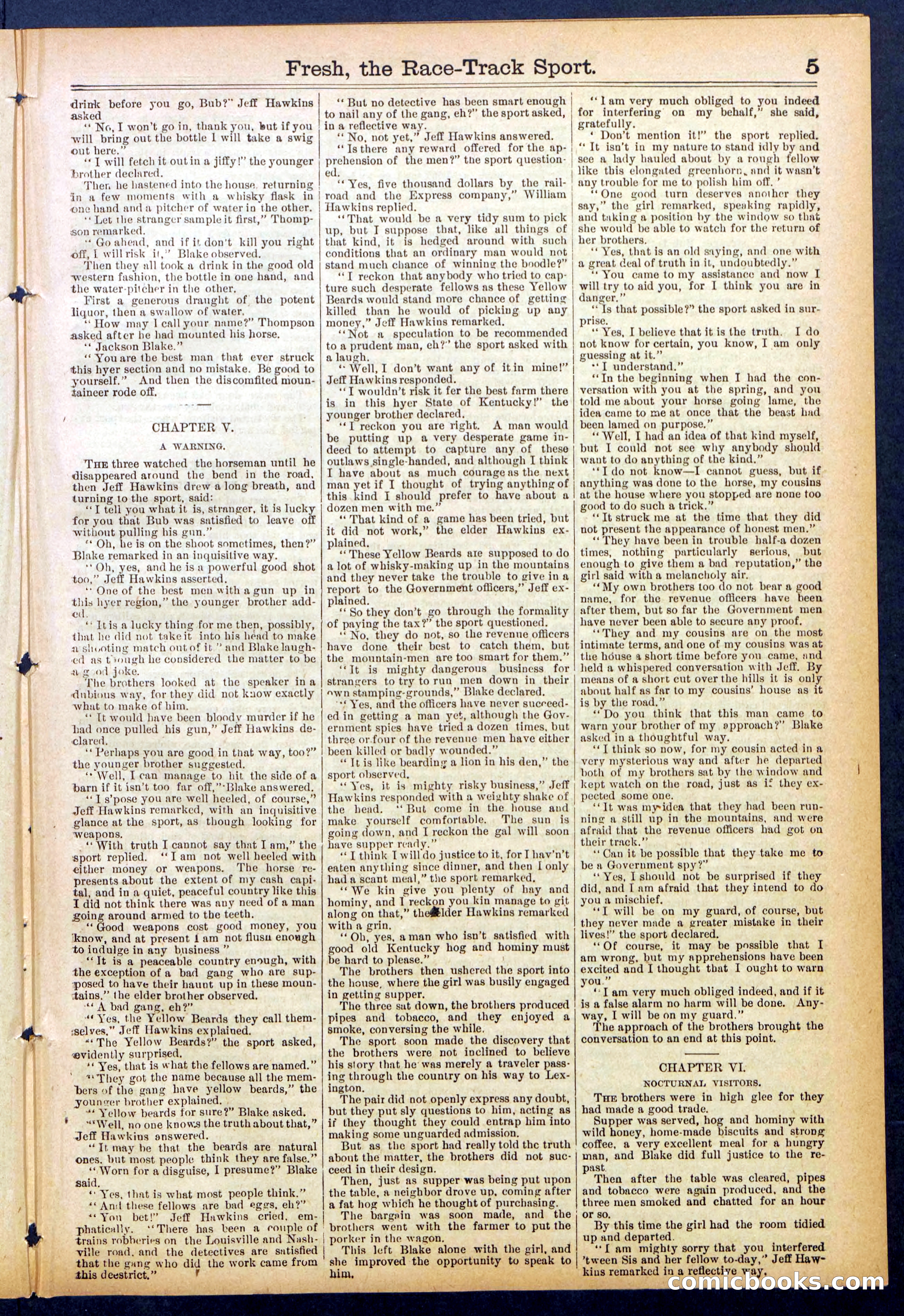 Beadle's New York Dime Library, No. 825 — page 5 of 32