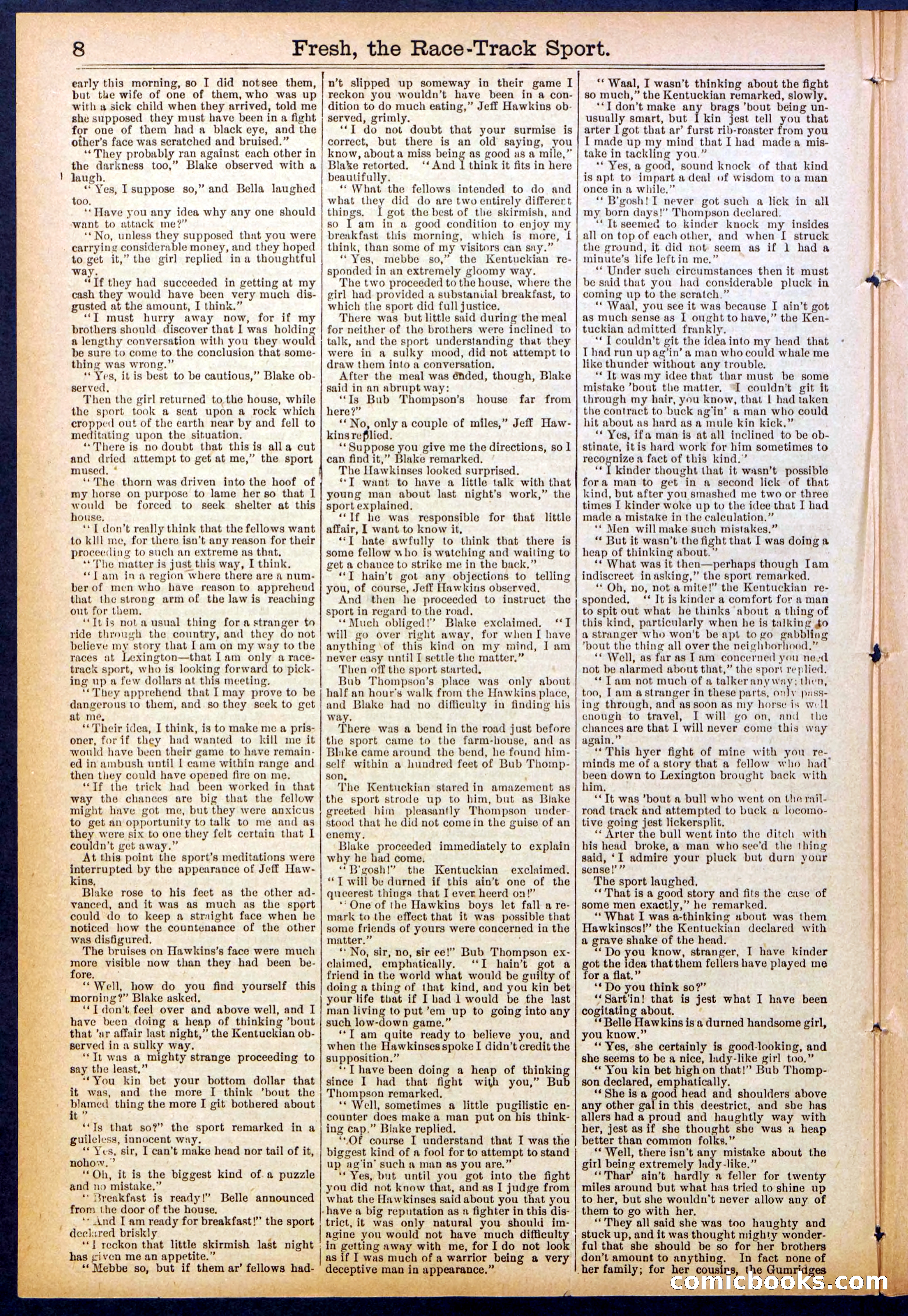 Beadle's New York Dime Library, No. 825 — page 8 of 32