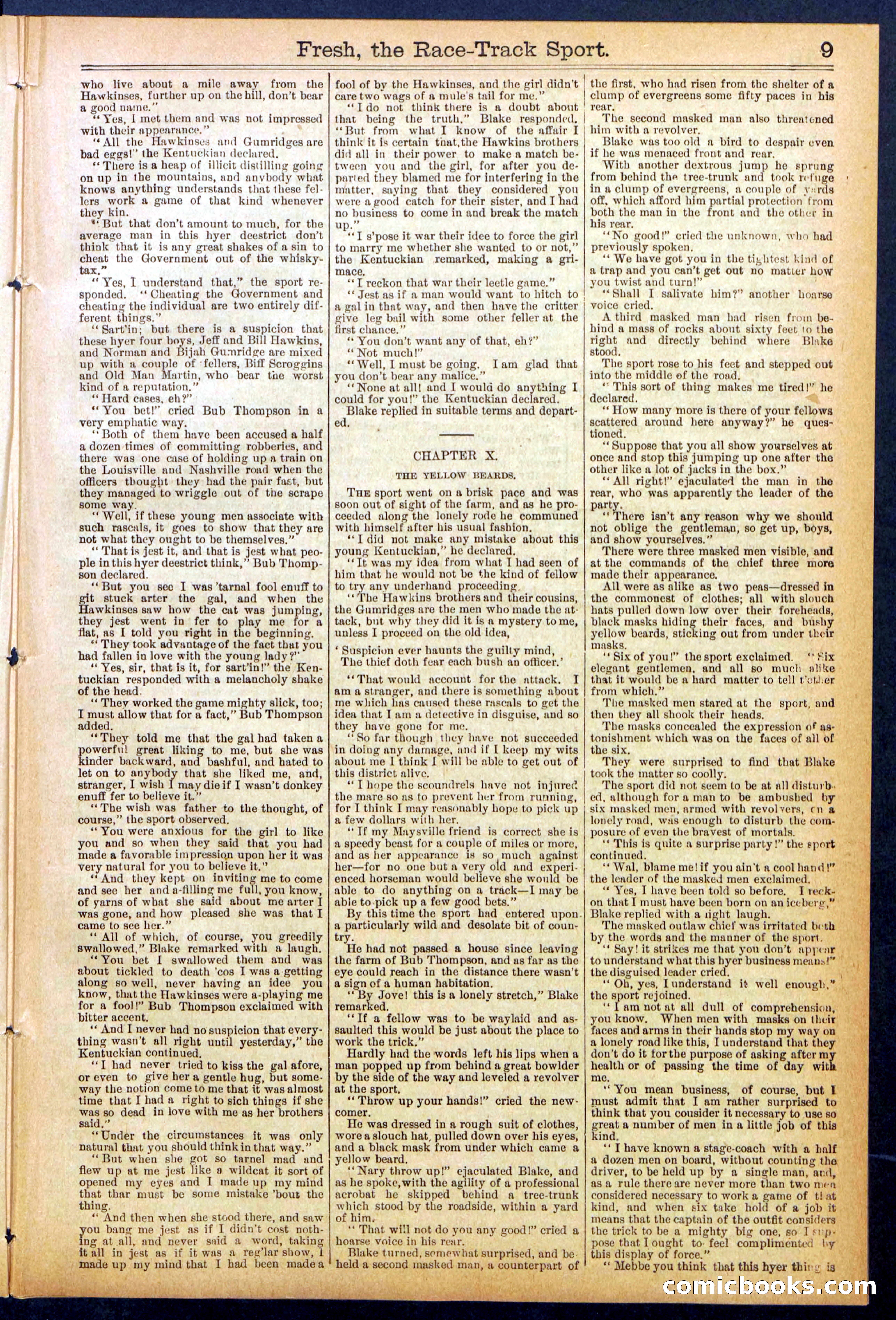 Beadle's New York Dime Library, No. 825 — page 9 of 32