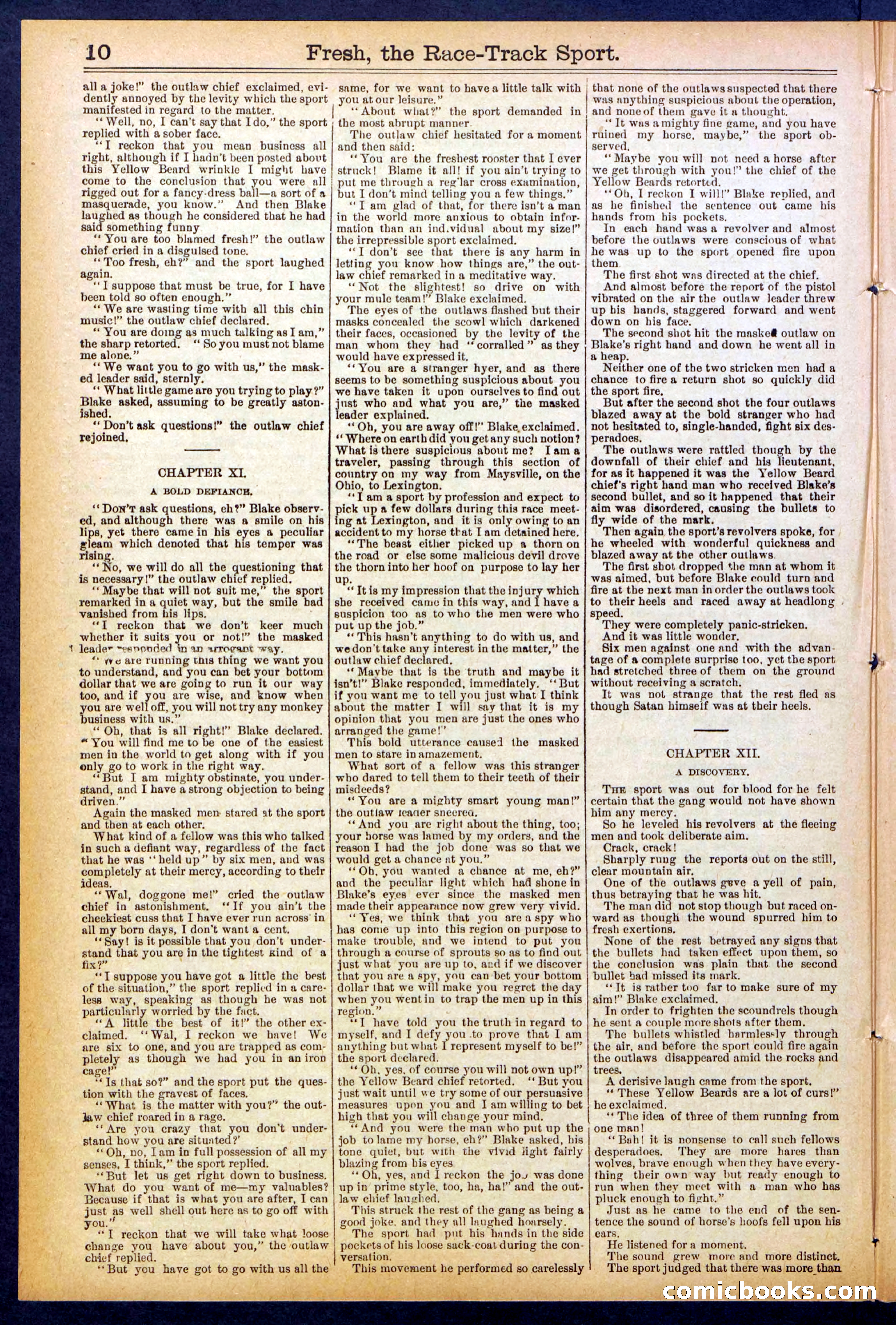 Beadle's New York Dime Library, No. 825 — page 10 of 32