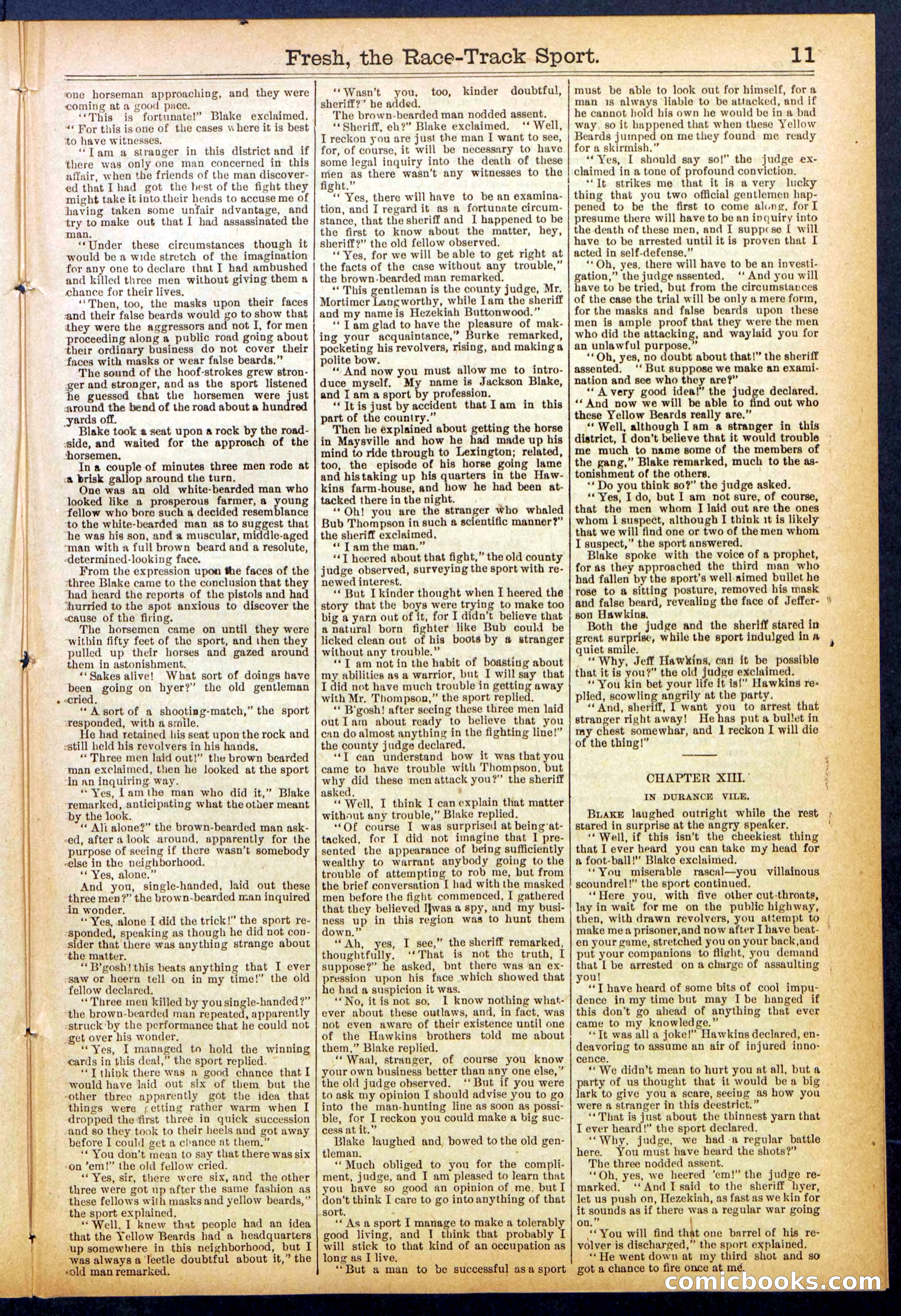 Beadle's New York Dime Library, No. 825 — page 11 of 32