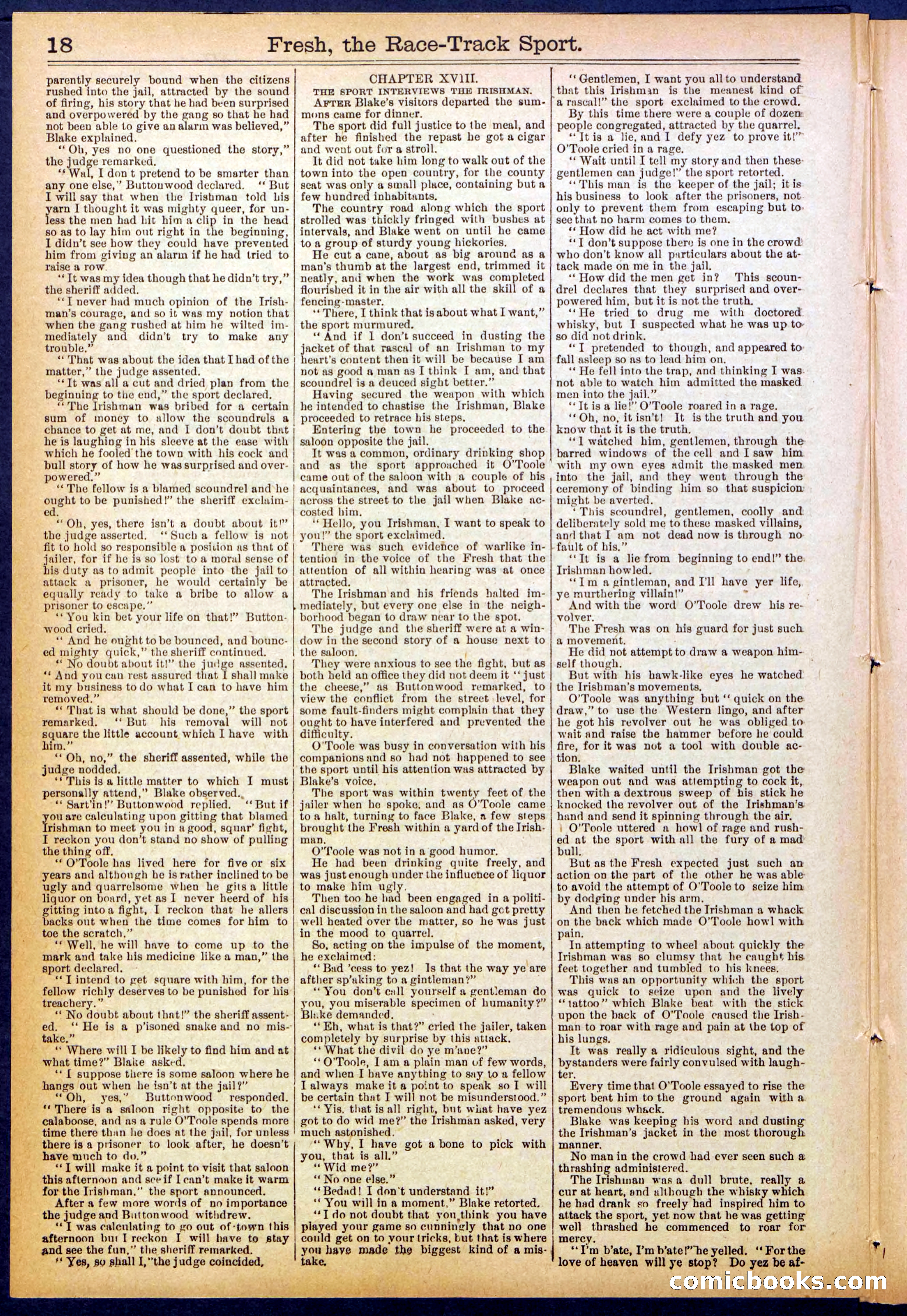 Beadle's New York Dime Library, No. 825 — page 18 of 32